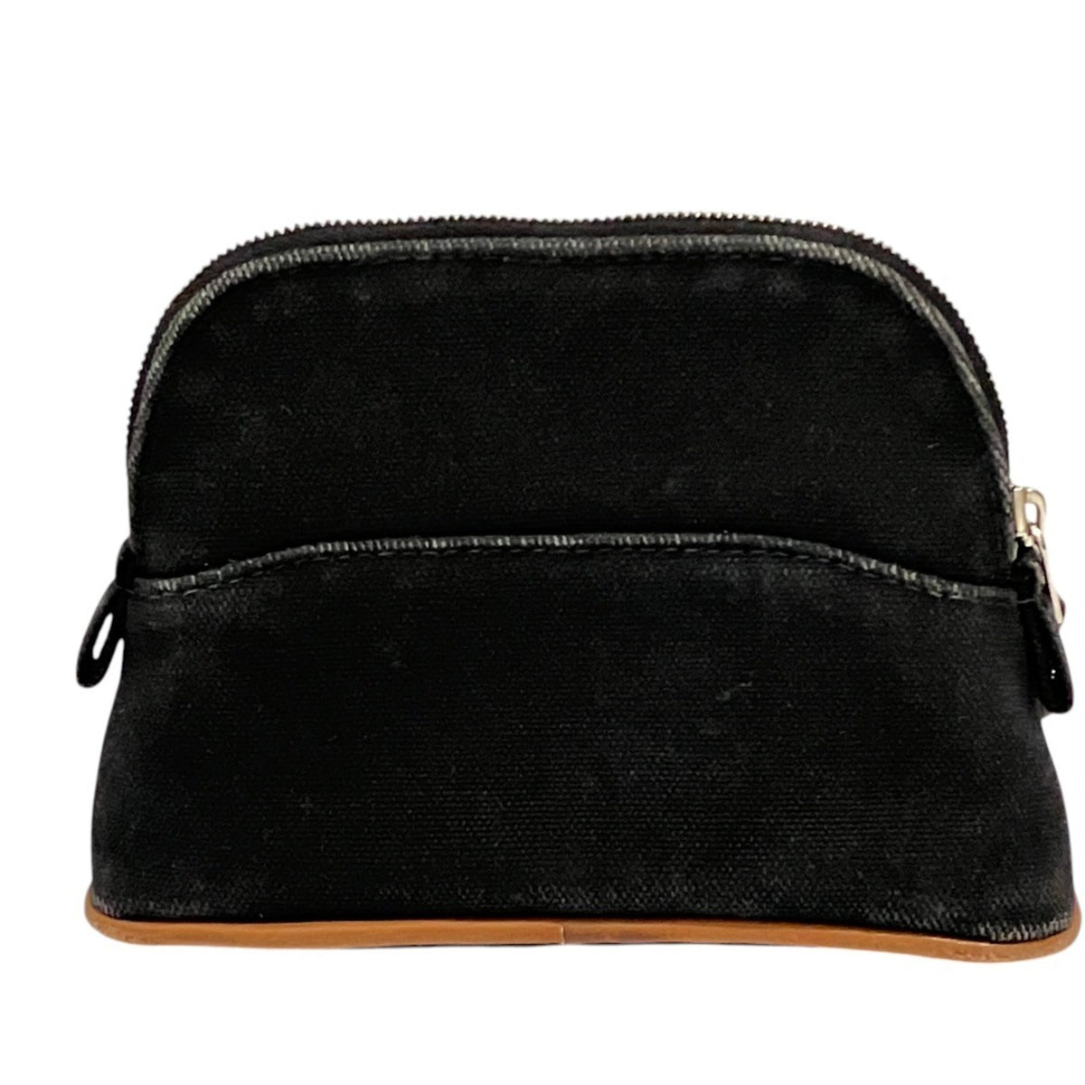 Hermes Black Canvas Cotton Pouch (Pre-Owned)
