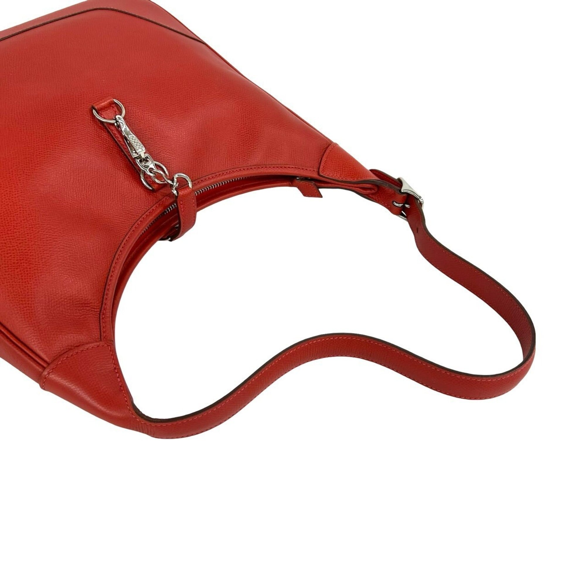 Hermes Red Color Epsom Leather Shoulder Bag (Pre-Owned)
