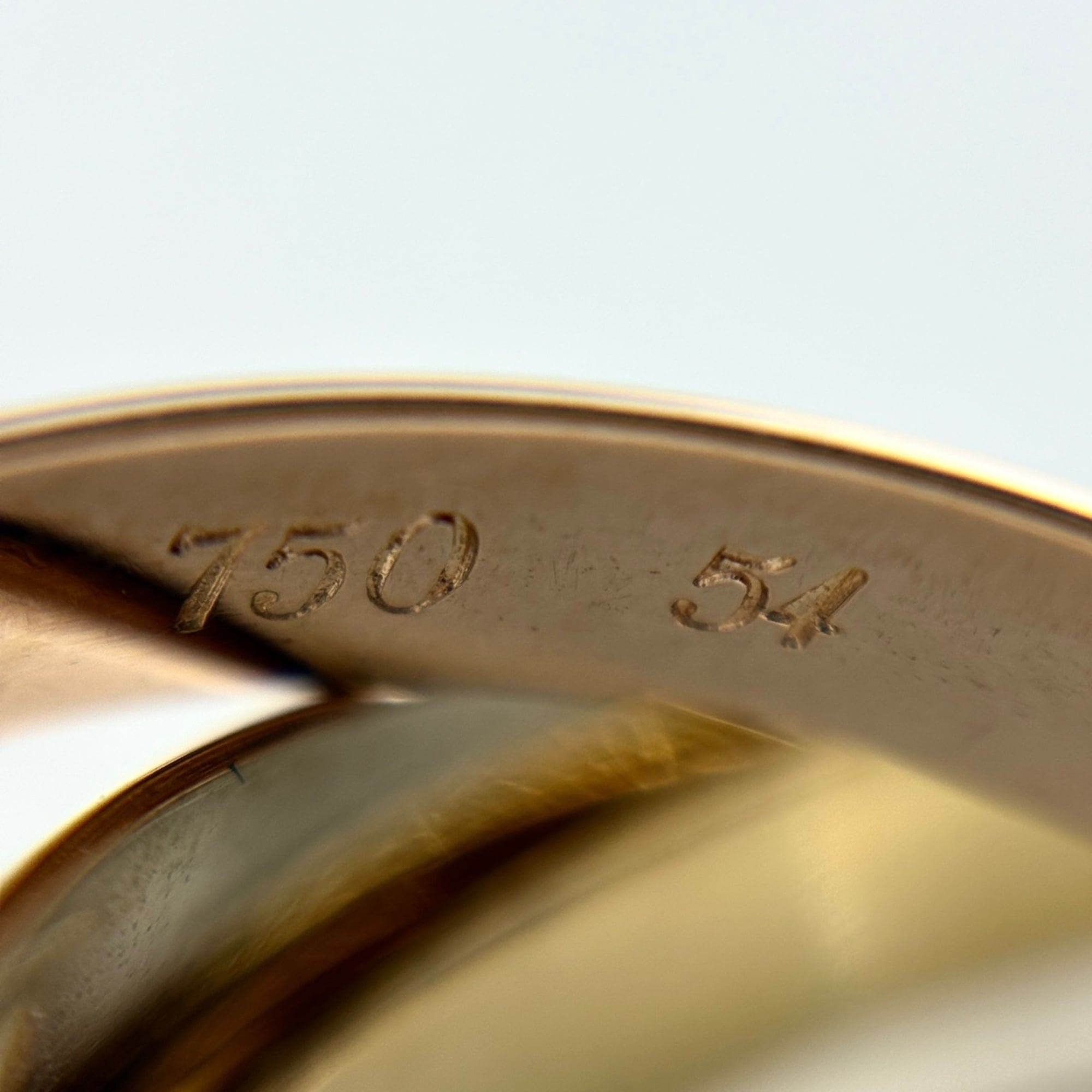 Cartier Yellow Gold (18K) Pink Gold (18K) White Gold (18K) Band Ring (Pre-Owned)