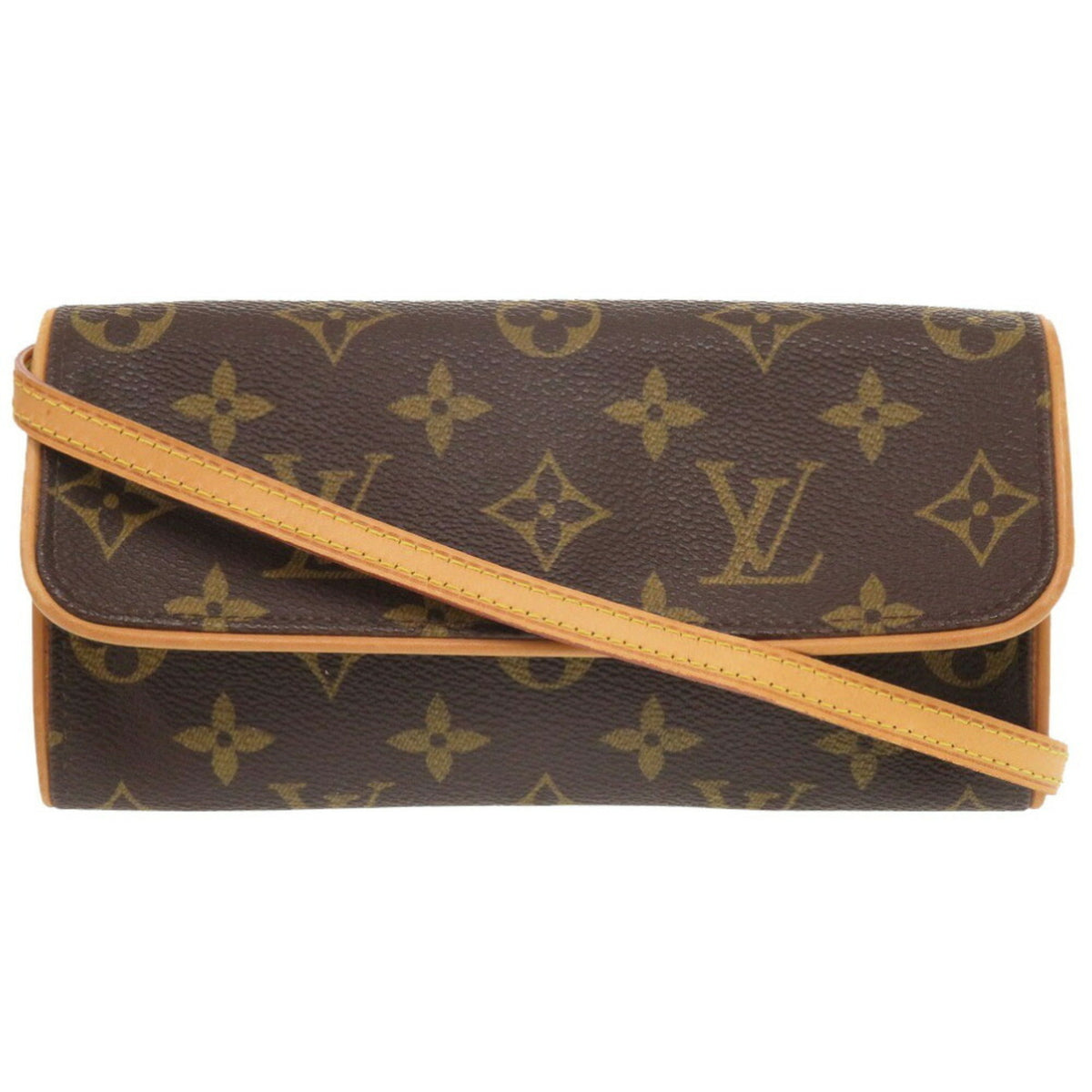 Louis Vuitton Brown Monogram Monogram Pochette Shoulder Bag (Pre-Owned)