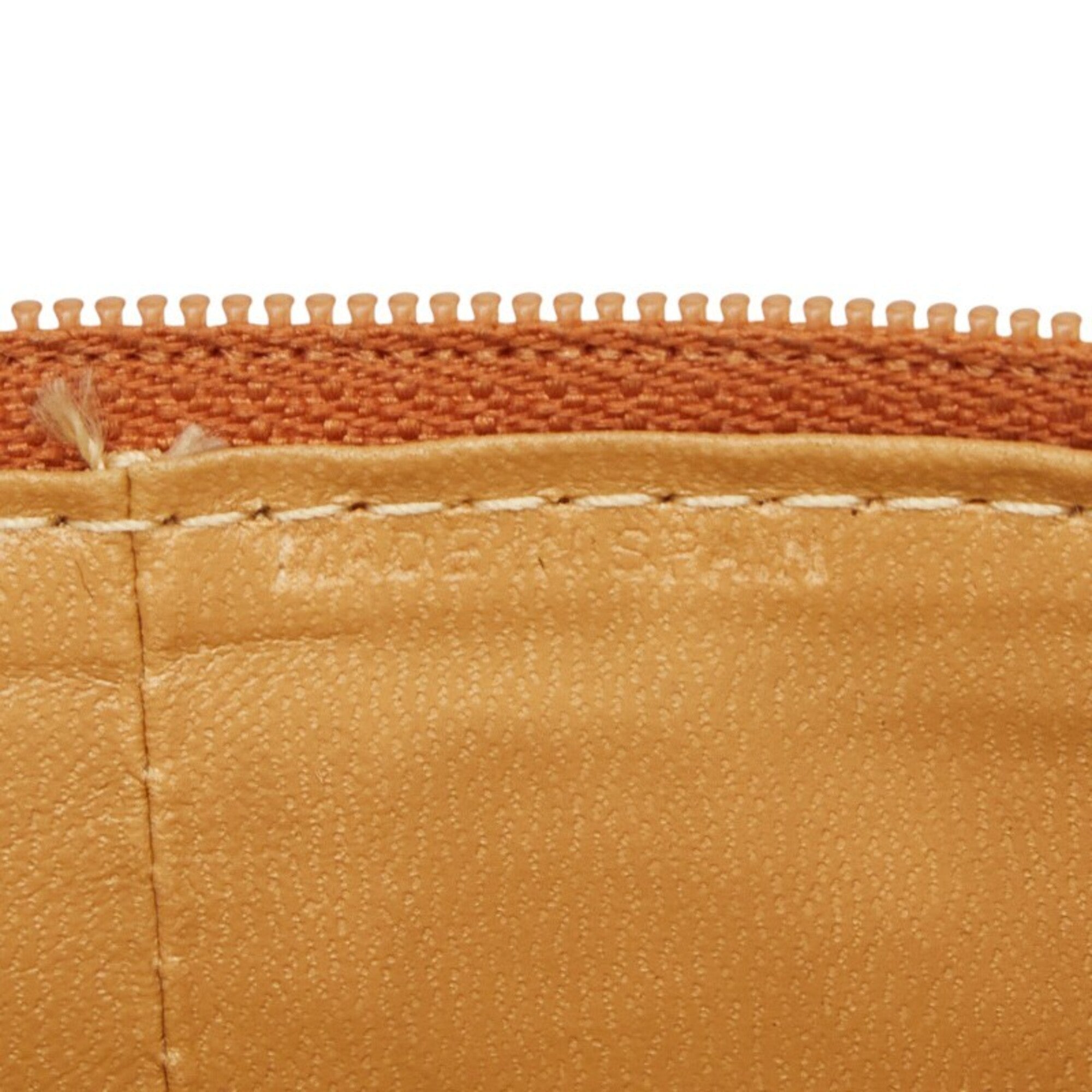 Christian Dior Brown Leather Handbag Pouch (Pre-Owned)