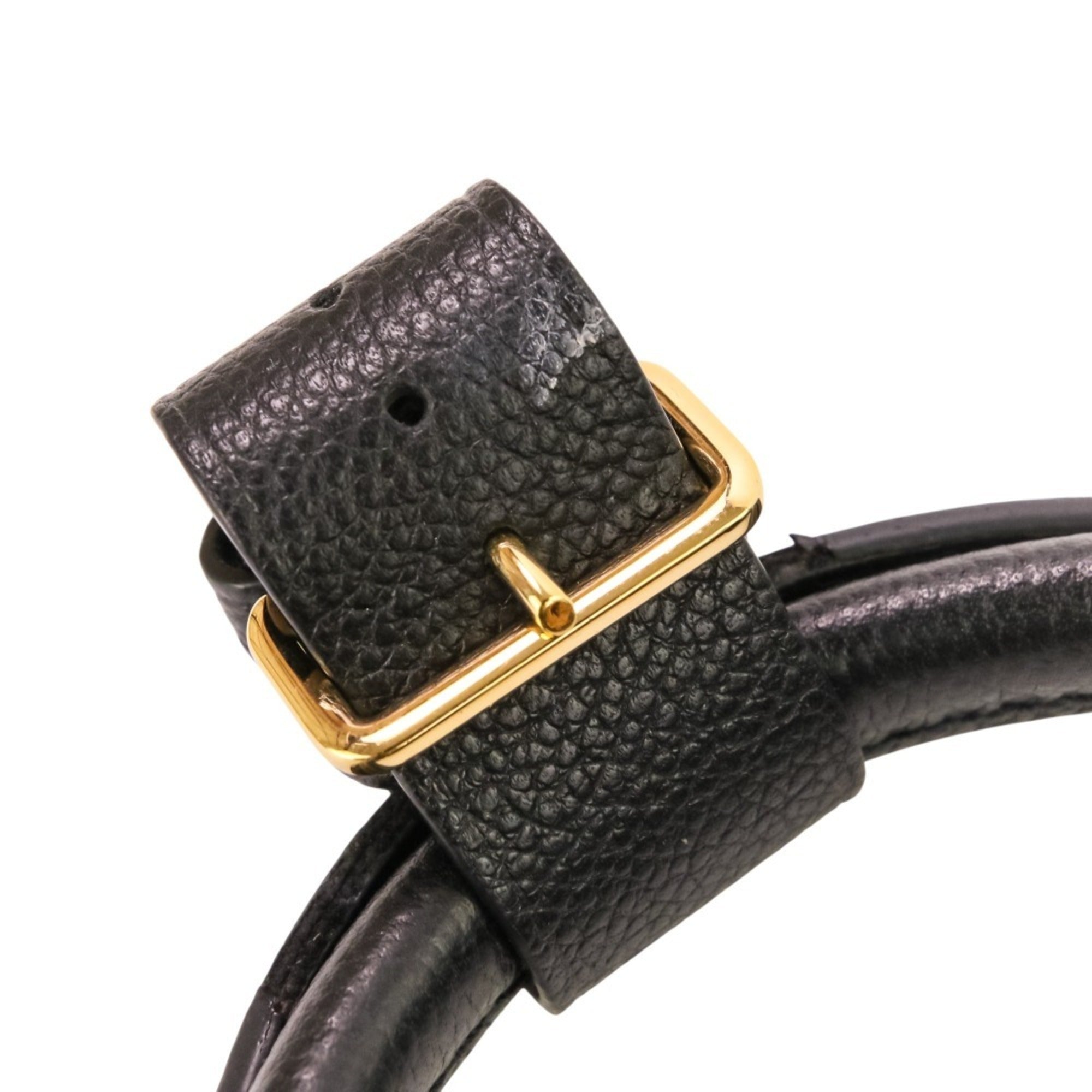 Louis Vuitton Black Monogram Empreinte Handbag (Pre-Owned)