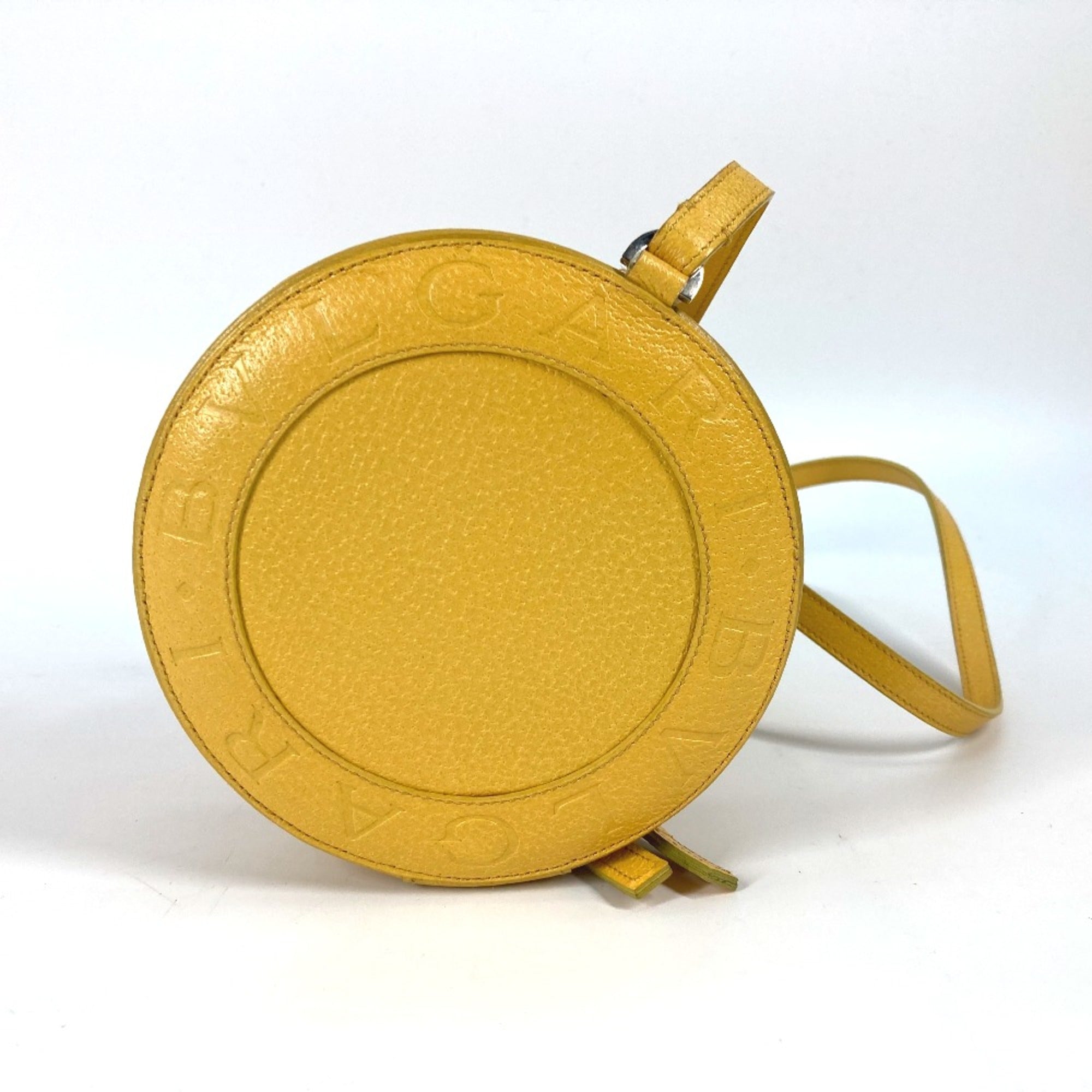 Bvlgari Yellow Leather Shoulder Bag (Pre-Owned)