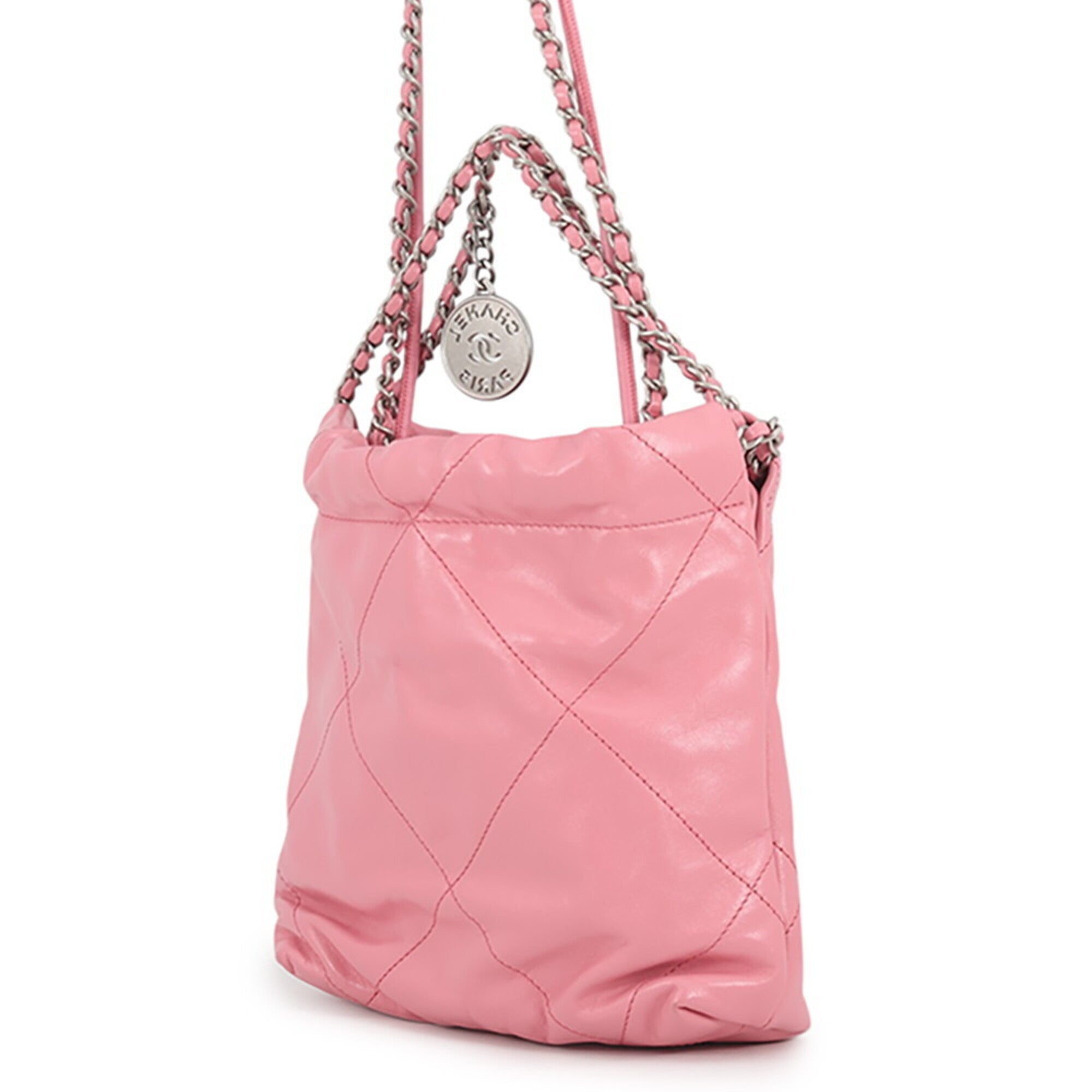 Chanel Pink Handbag Shoulder Bag (Pre-Owned)