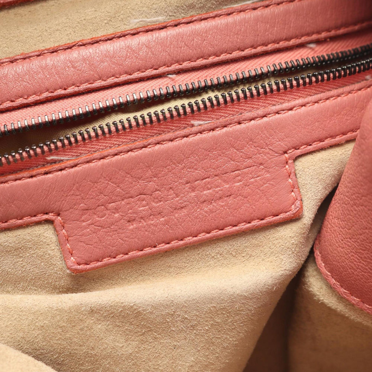 Bottega Veneta Pink Leather Handbag Shoulder Bag (Pre-Owned)