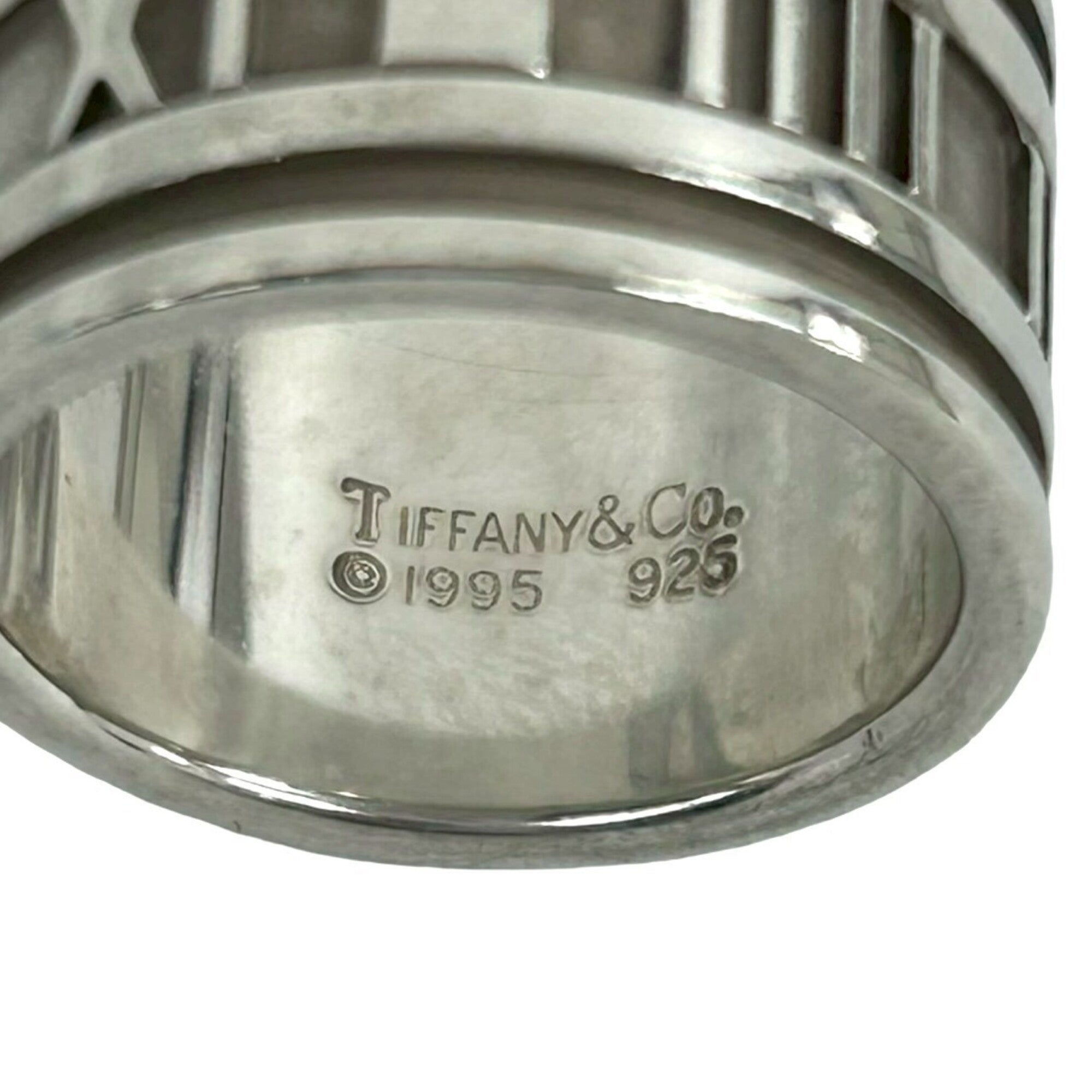 Tiffany Silver Silver 925 Band Ring (Pre-Owned)