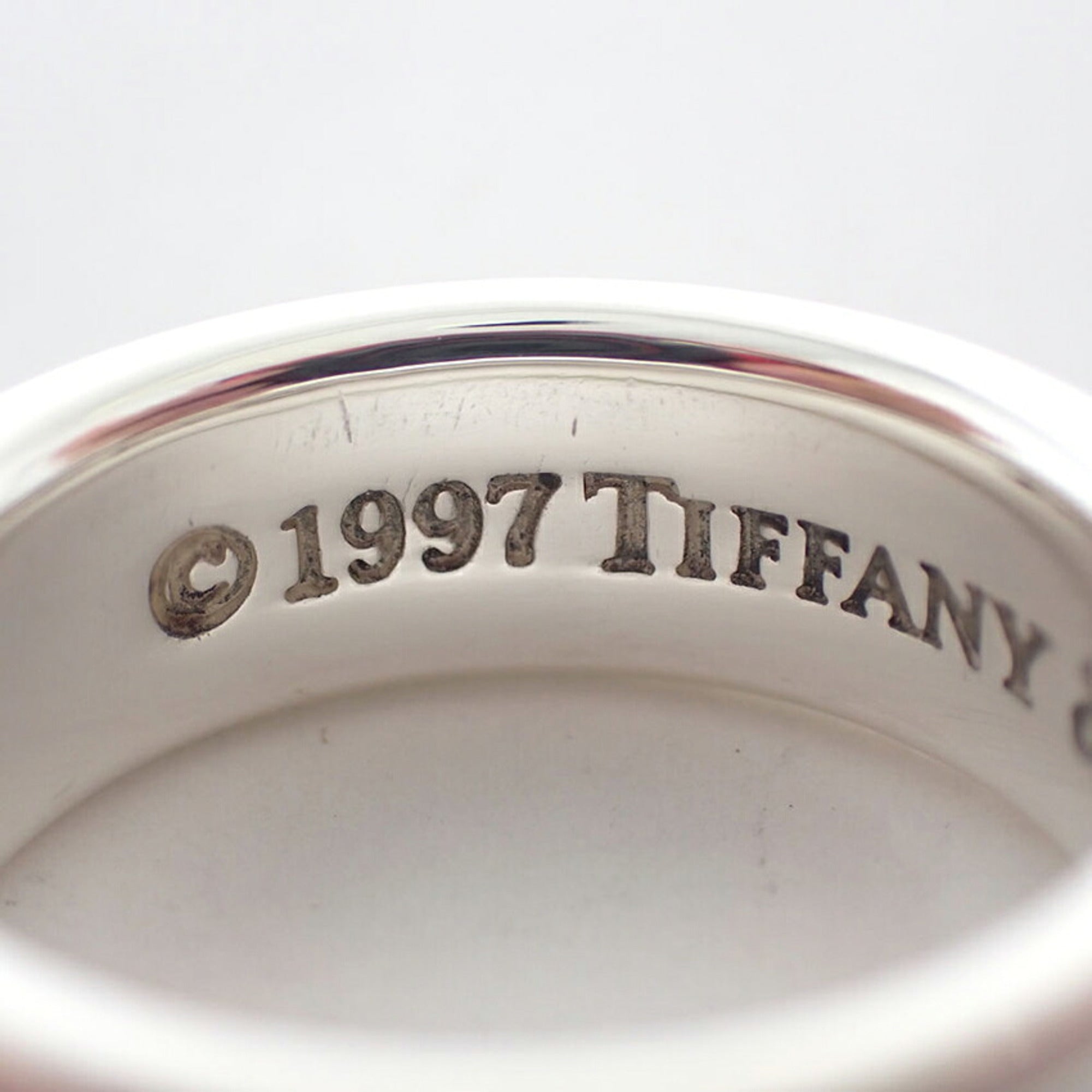 Tiffany Sterling Silver 925 Band Ring (Pre-Owned)