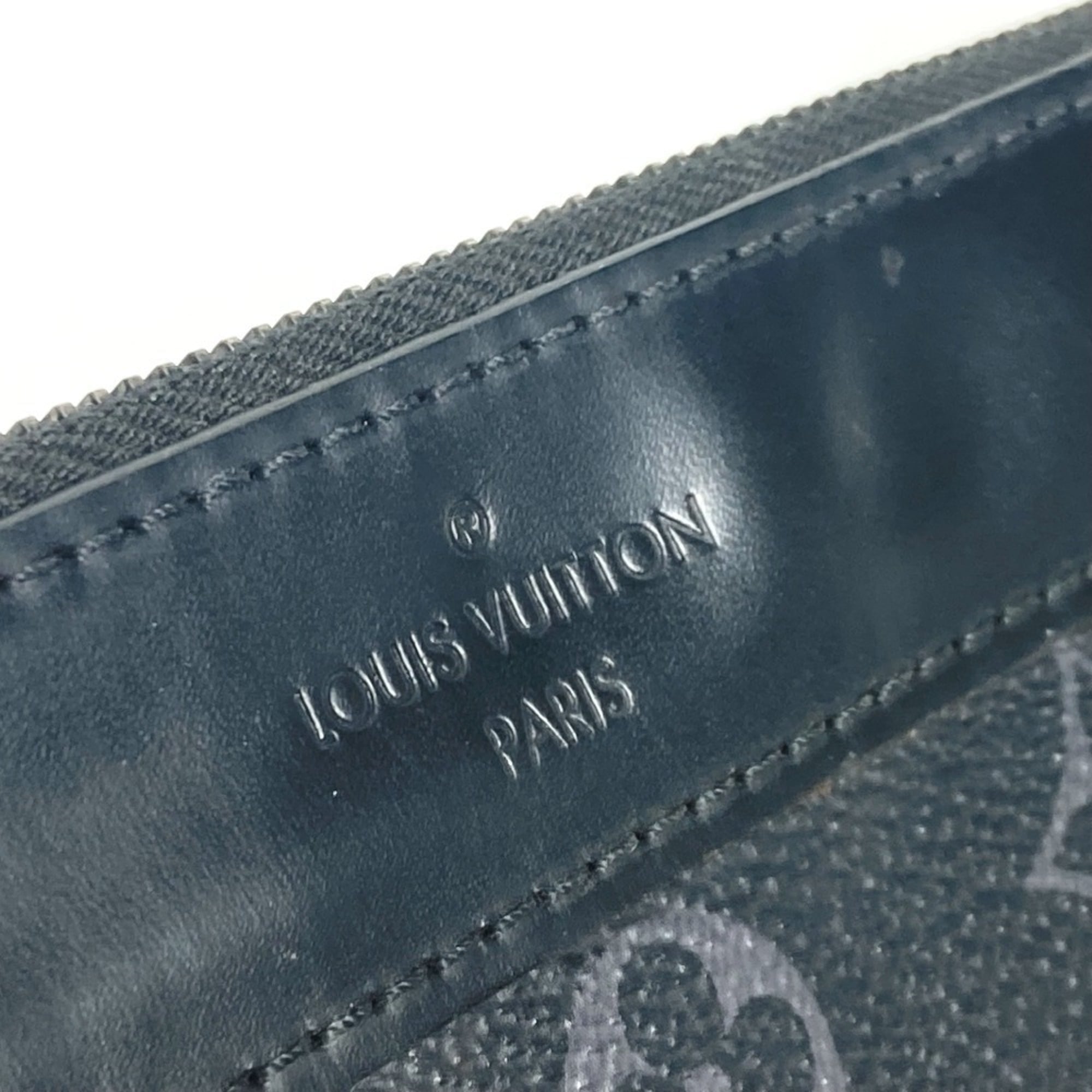 Louis Vuitton Black Monogram Eclipse Monogram Eclipse Clutch Bag Pochette Pouch (Pre-Owned)