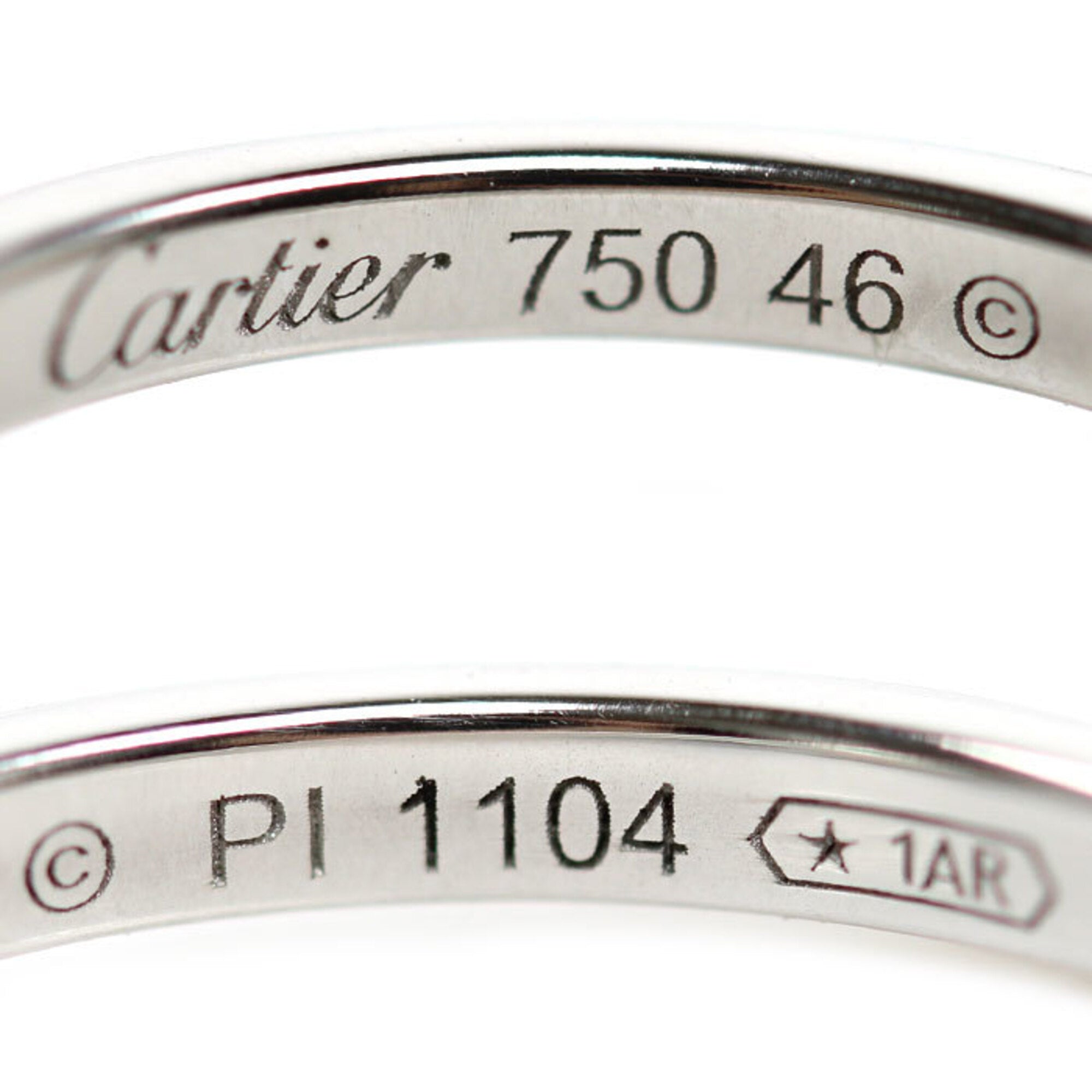 Cartier White Gold (18K) Band Ring (Pre-Owned)