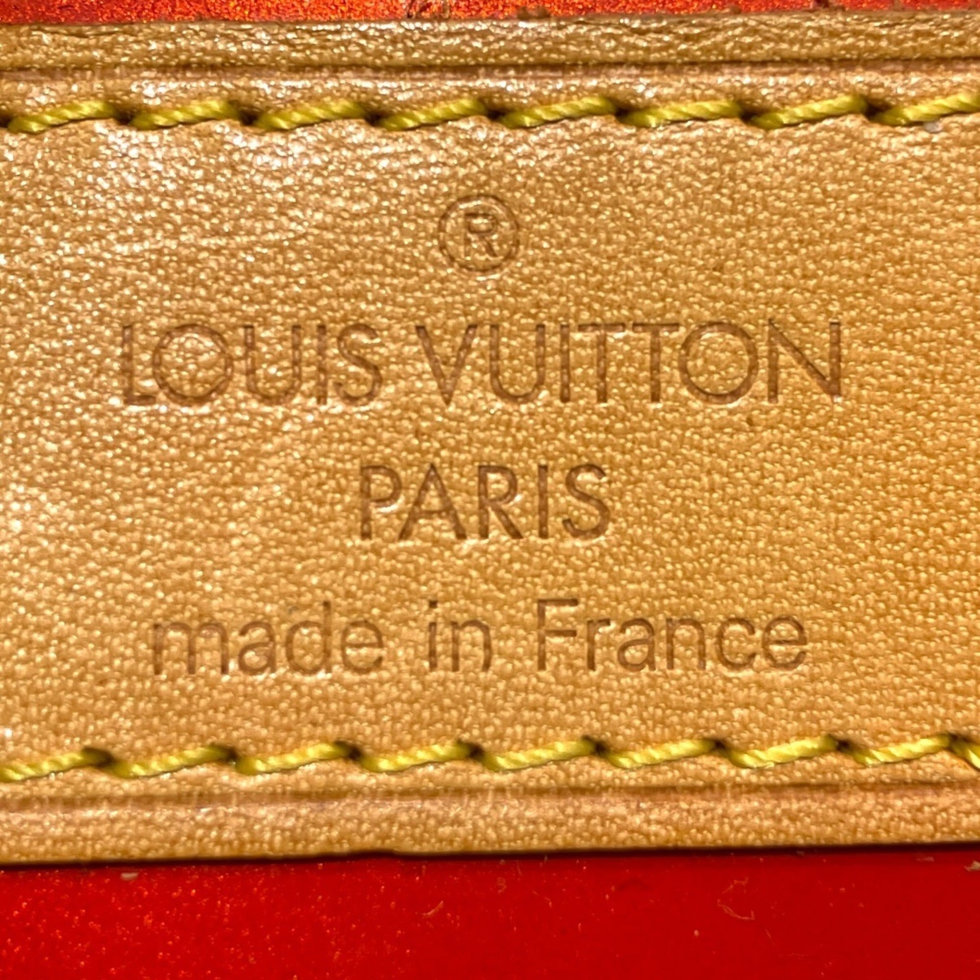Louis Vuitton Galle Rouge Vernis Handbag (Pre-Owned)