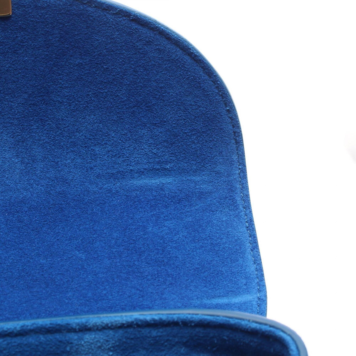 Celine Blue Suede Handbag (Pre-Owned)