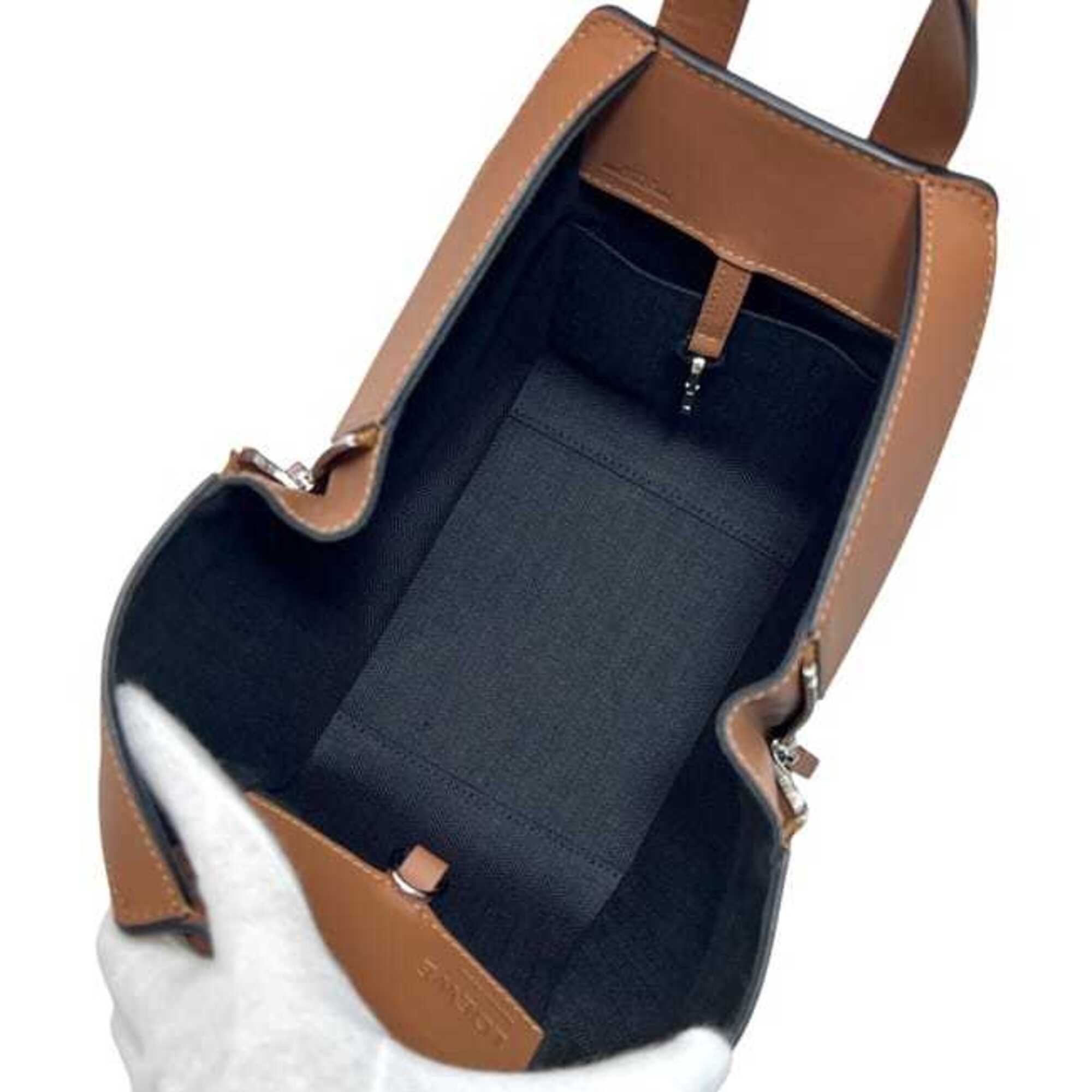 Loewe Hammock Brown Leather Shoulder Bag (Pre-Owned)