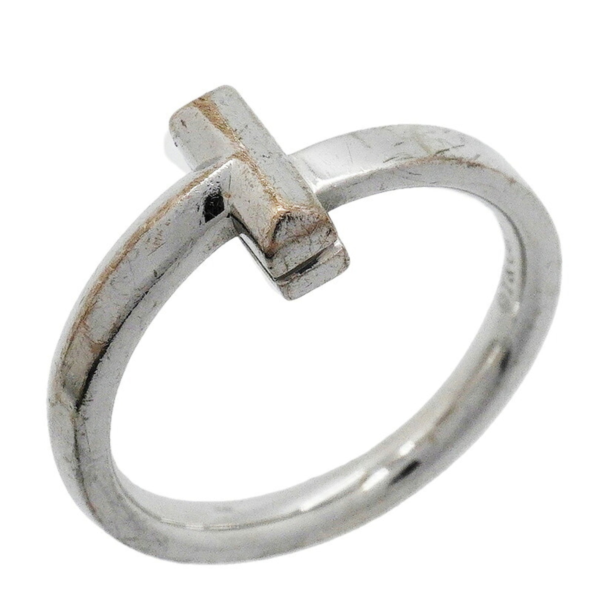 Tiffany White Gold (18K) Band Ring (Pre-Owned)