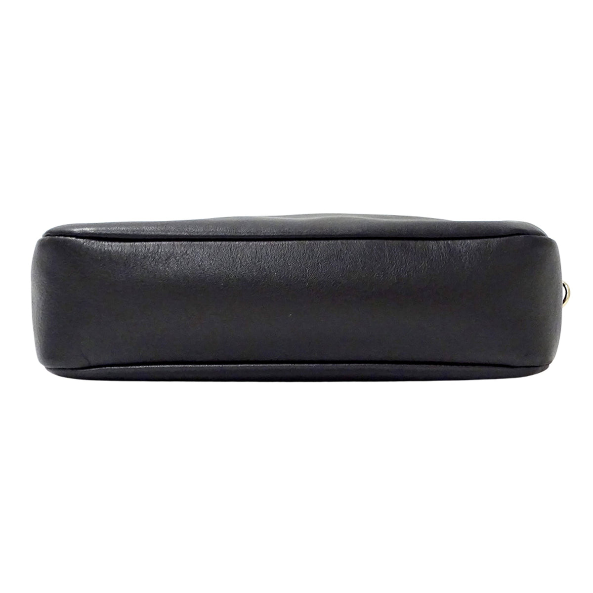 Jimmy Choo Black Leather Handbag Shoulder Bag (Pre-Owned)