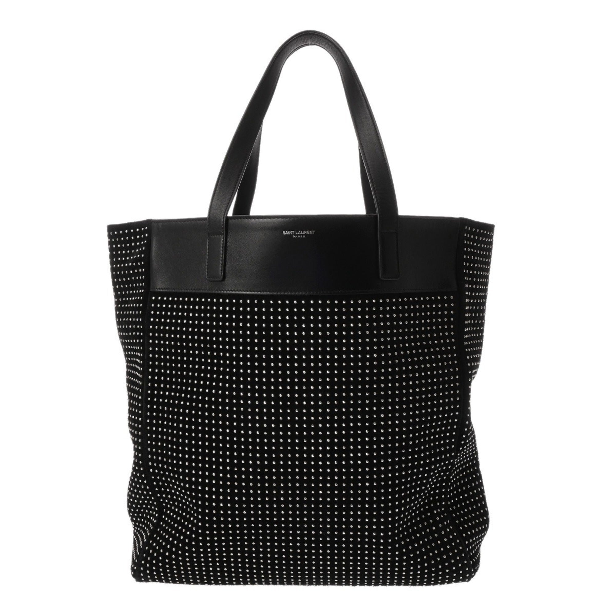 Saint Laurent Black Leather Tote Bag (Pre-Owned)
