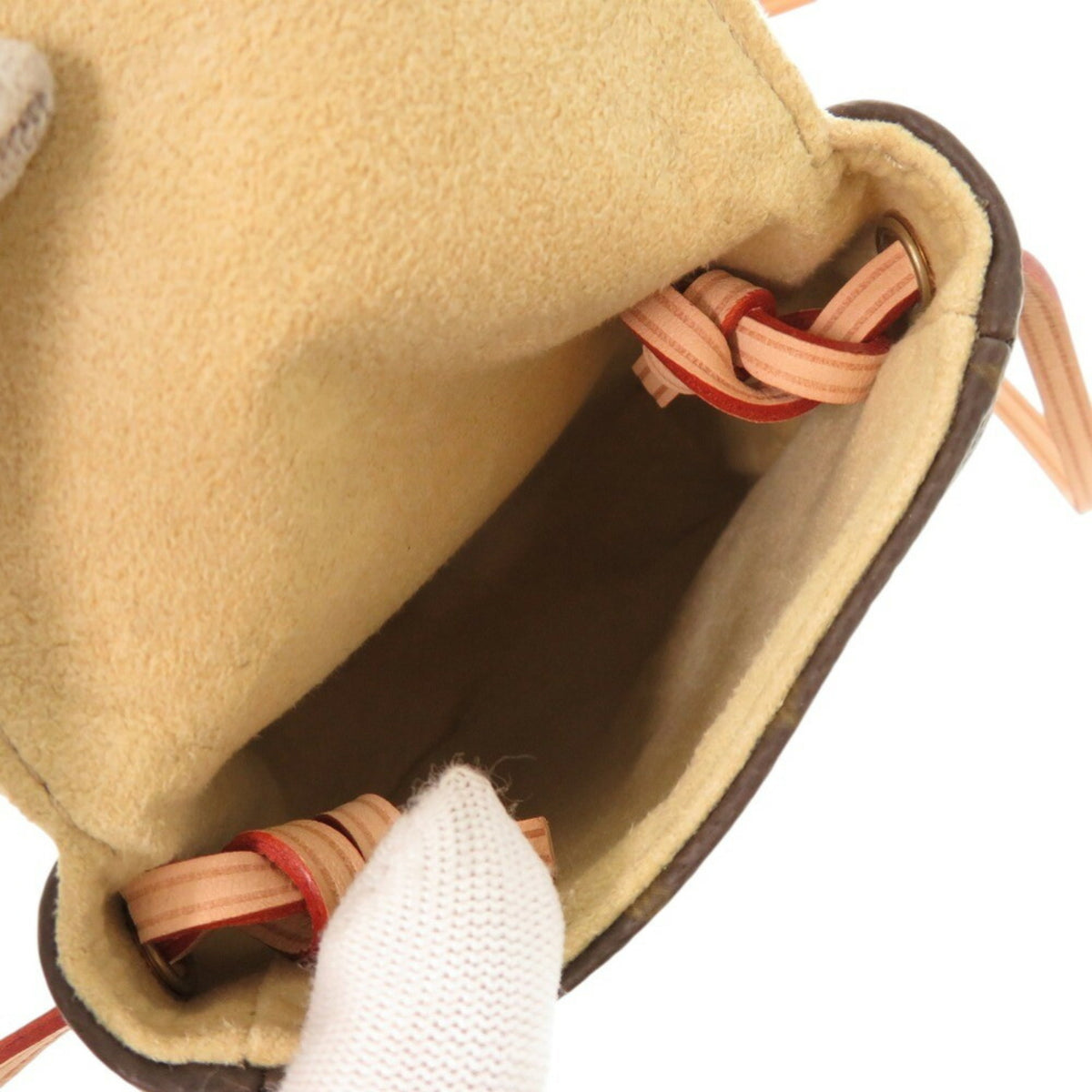 Louis Vuitton Brown Monogram Pochette Shoulder Bag (Pre-Owned)