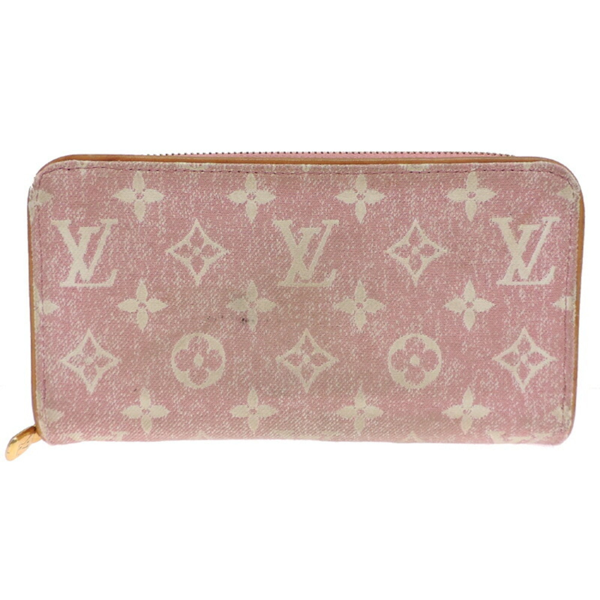 Louis Vuitton Pink Monogram Long Wallet (Bi-Fold) (Pre-Owned)
