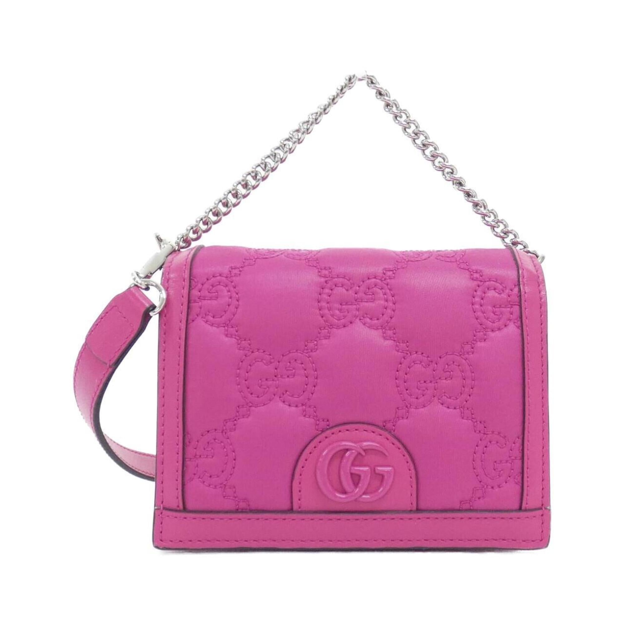 Gucci Pink Nylon Shoulder Bag (Pre-Owned)