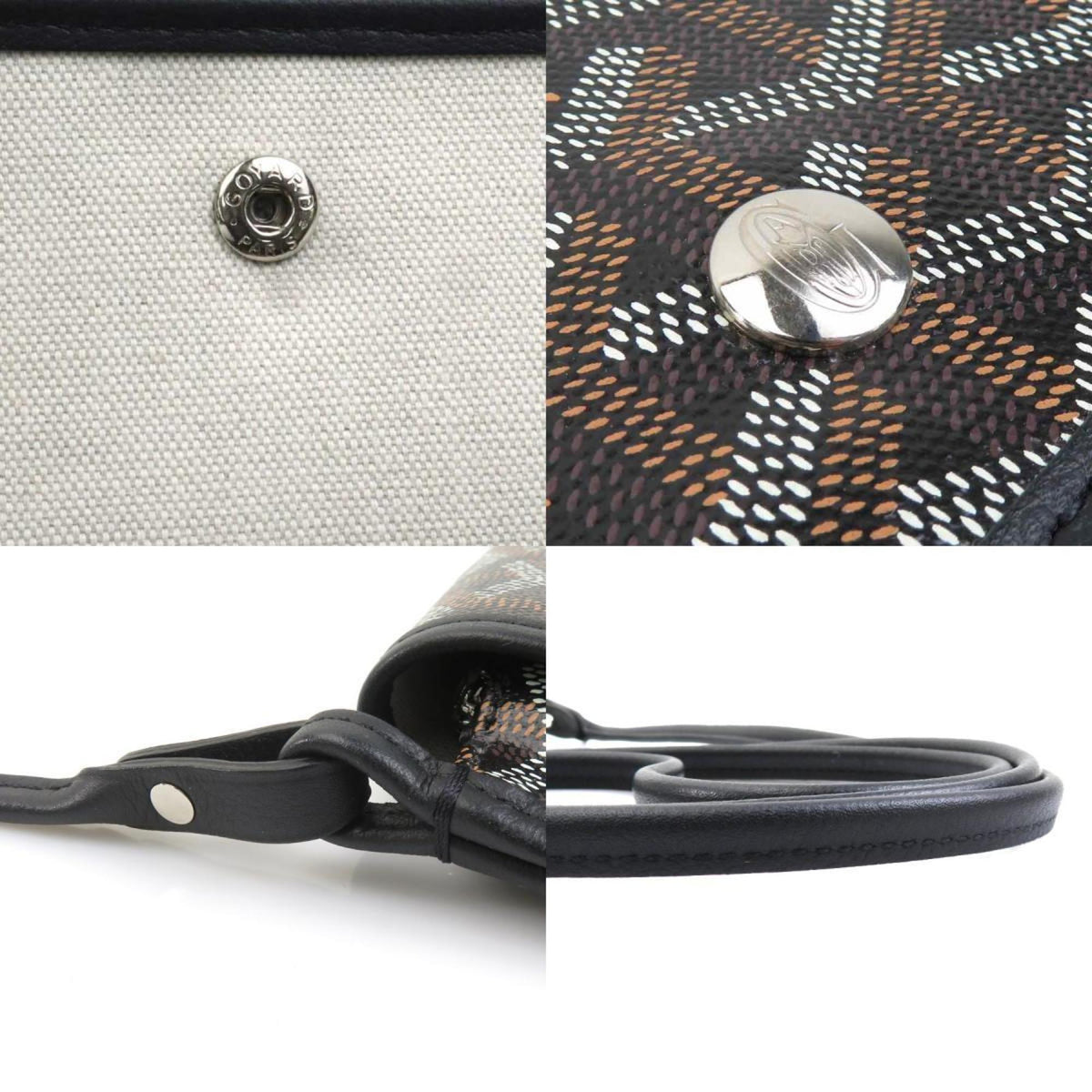 Goyard Black Coated Canvas Shoulder Bag (Pre-Owned)