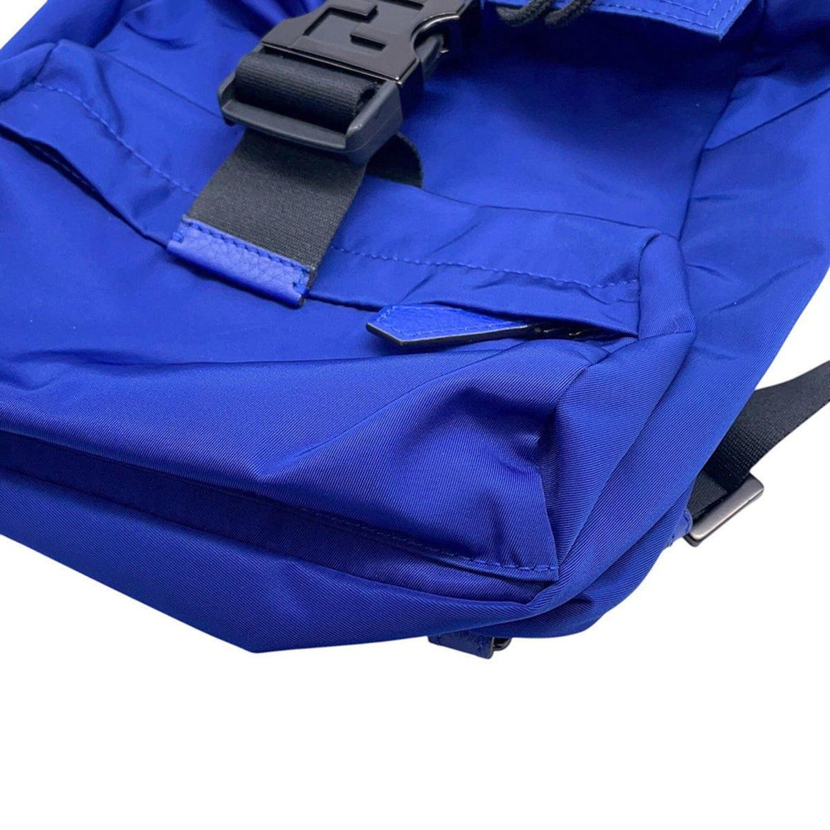 Fendi Black Blue Nylon Sling Bag (Pre-Owned)