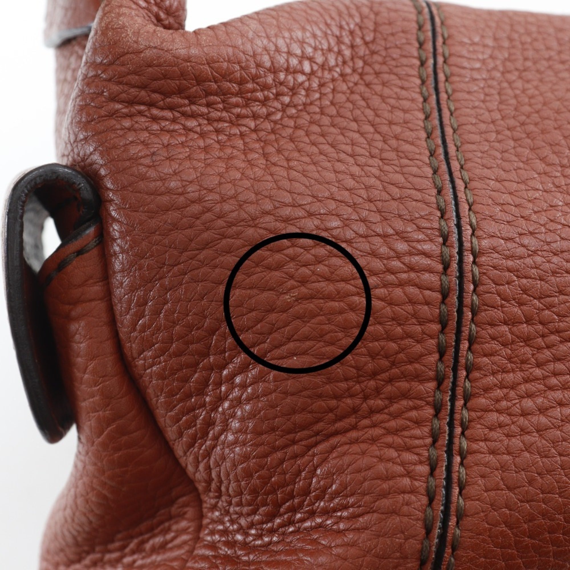 Tod's Brown Leather Shoulder Bag (Pre-Owned)
