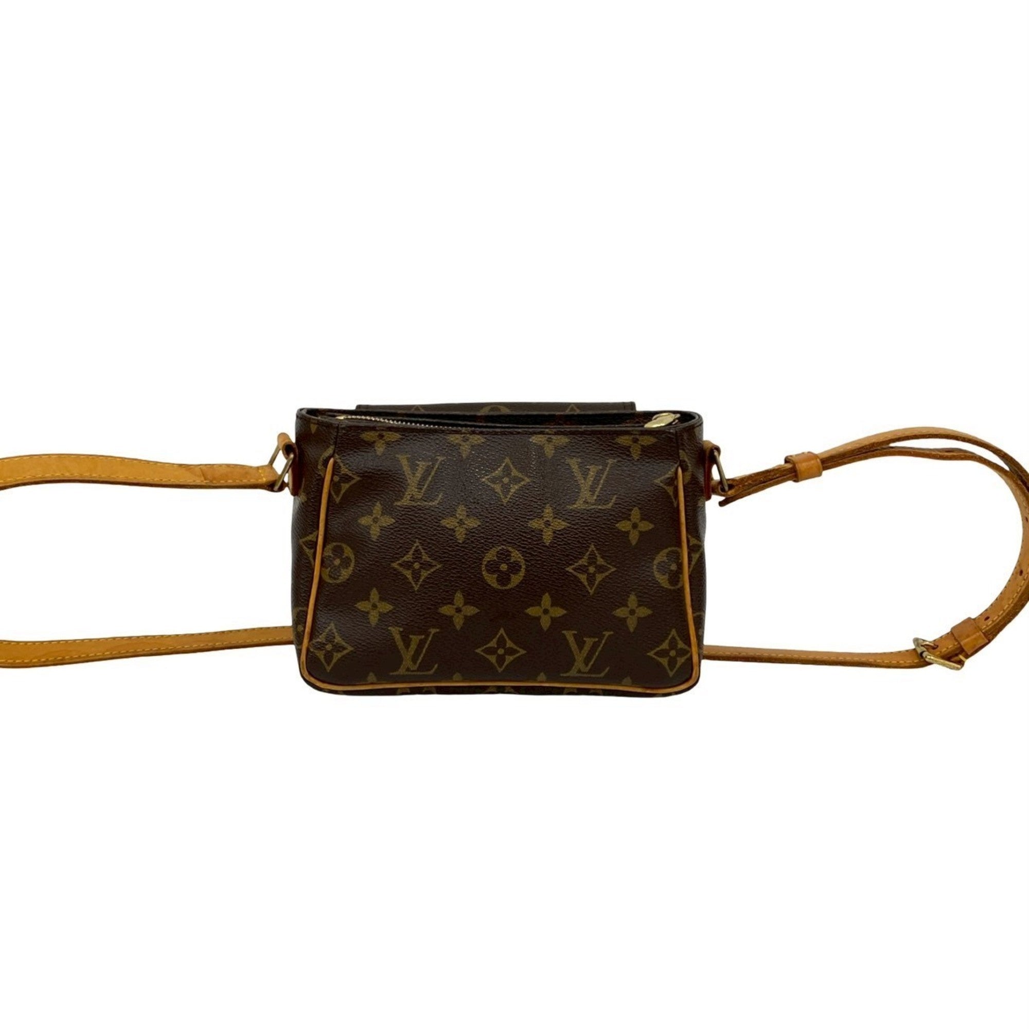 Louis Vuitton Brown Leather Pvc Pochette Shoulder Bag (Pre-Owned)