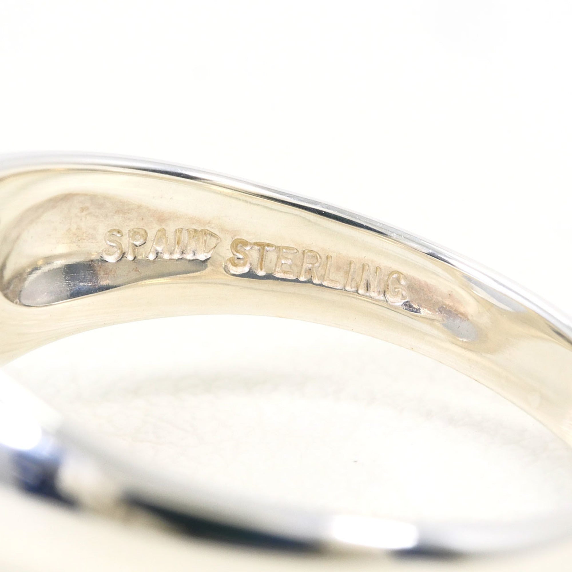 Tiffany Open Heart Silver Band Ring (Pre-Owned)