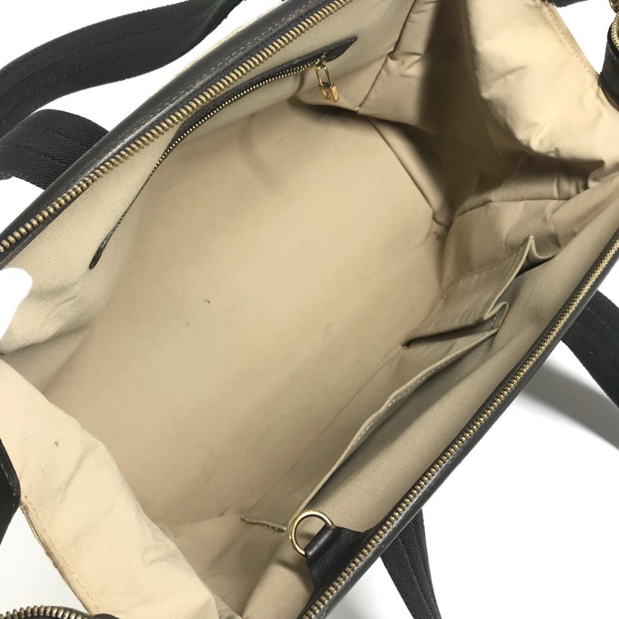 Louis Vuitton Khaki Monogram Mini Boston Bag Handbag Shoulder Bag (Pre-Owned)