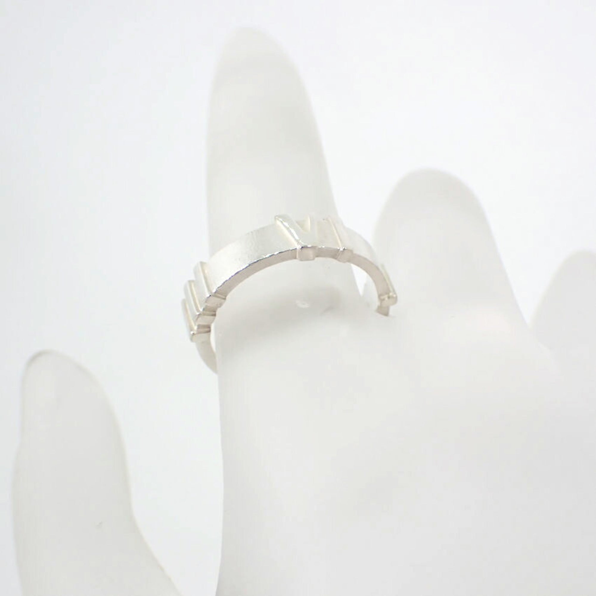 Tiffany Sterling Silver 925 Band Ring (Pre-Owned)