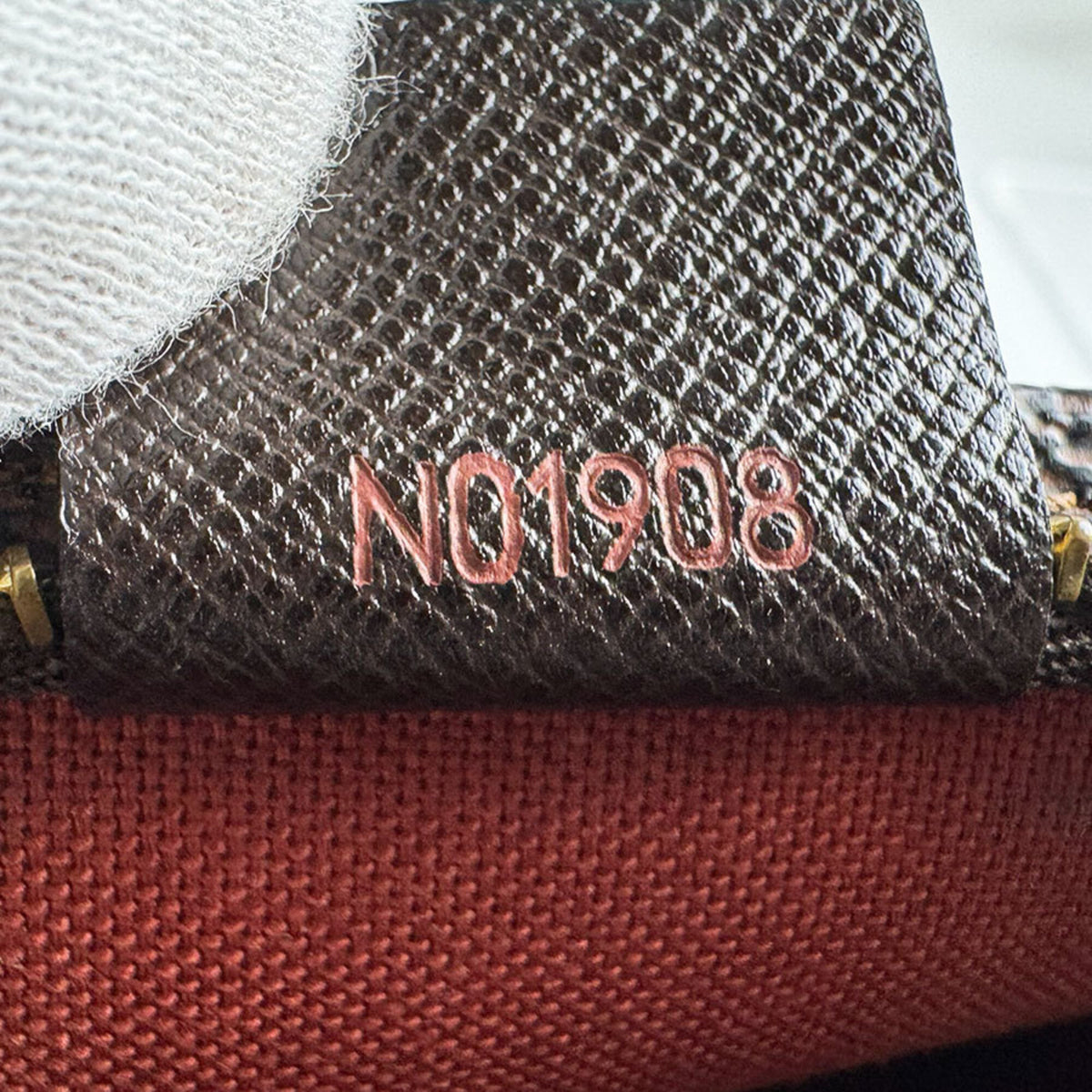 Louis Vuitton Damier Canvas Ebene Damier Canvas Handbag (Pre-Owned)