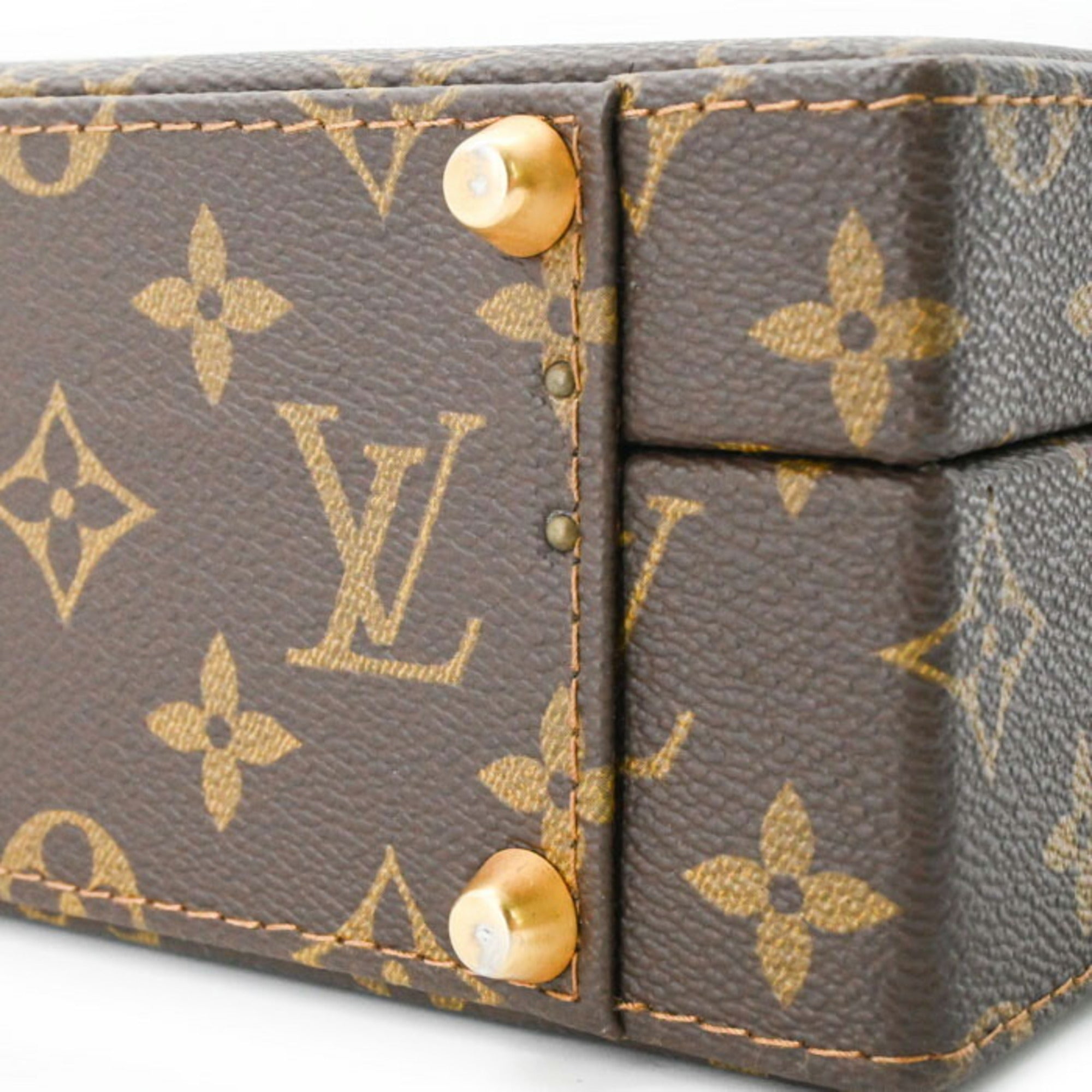 Louis Vuitton Brown Monogram Leather Attaché Case (Pre-Owned)