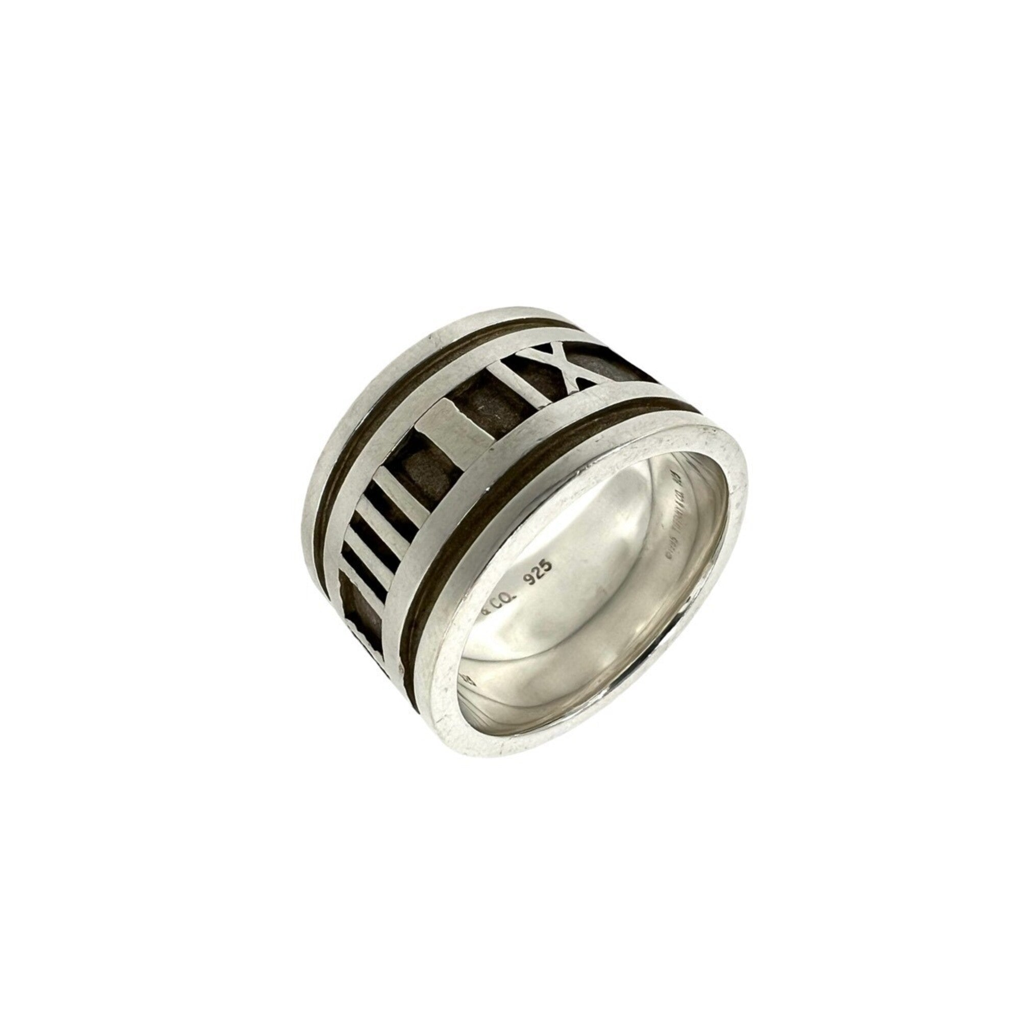 Tiffany Silver Silver 925 Band Ring (Pre-Owned)