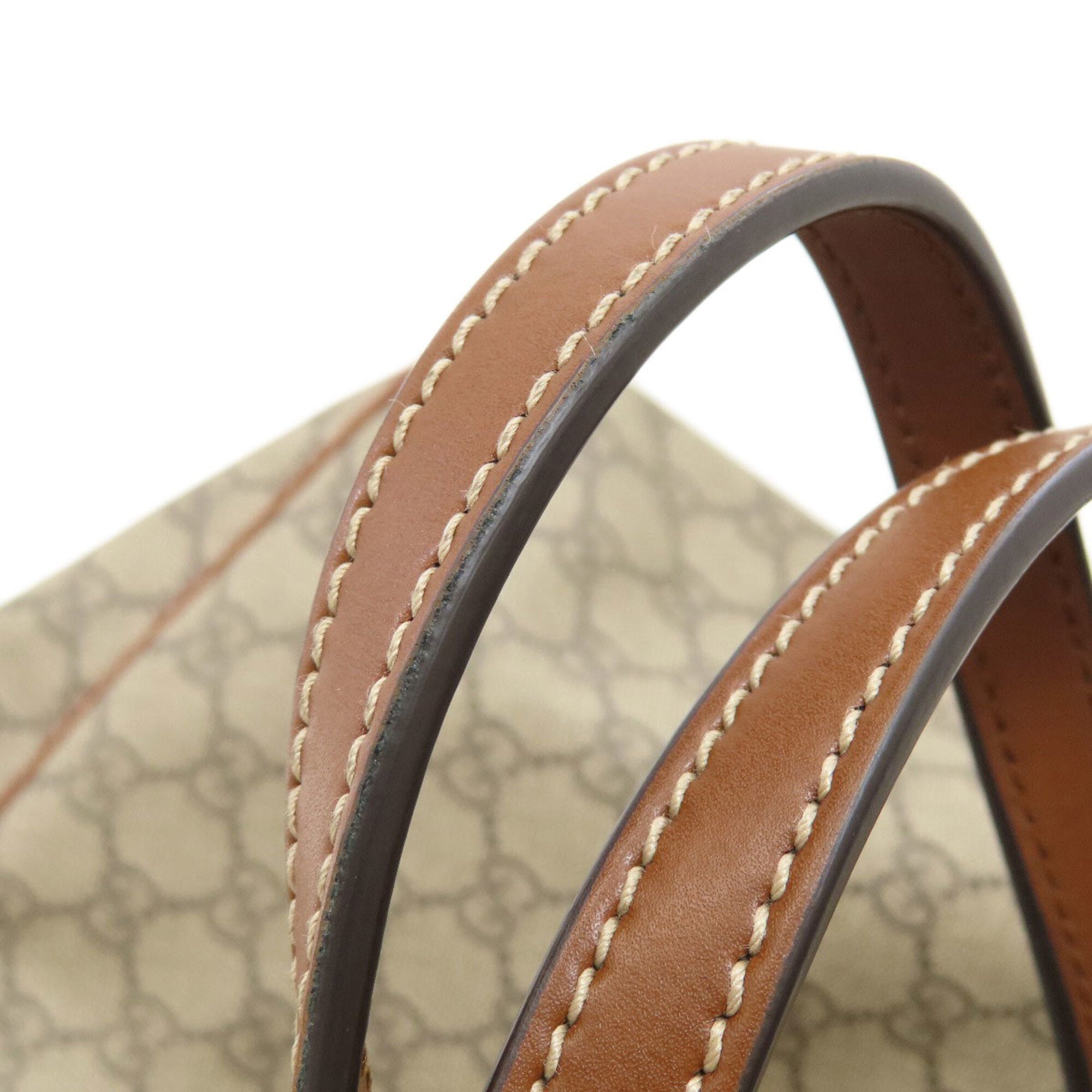 Gucci Brown Pvc Tote Bag (Pre-Owned)