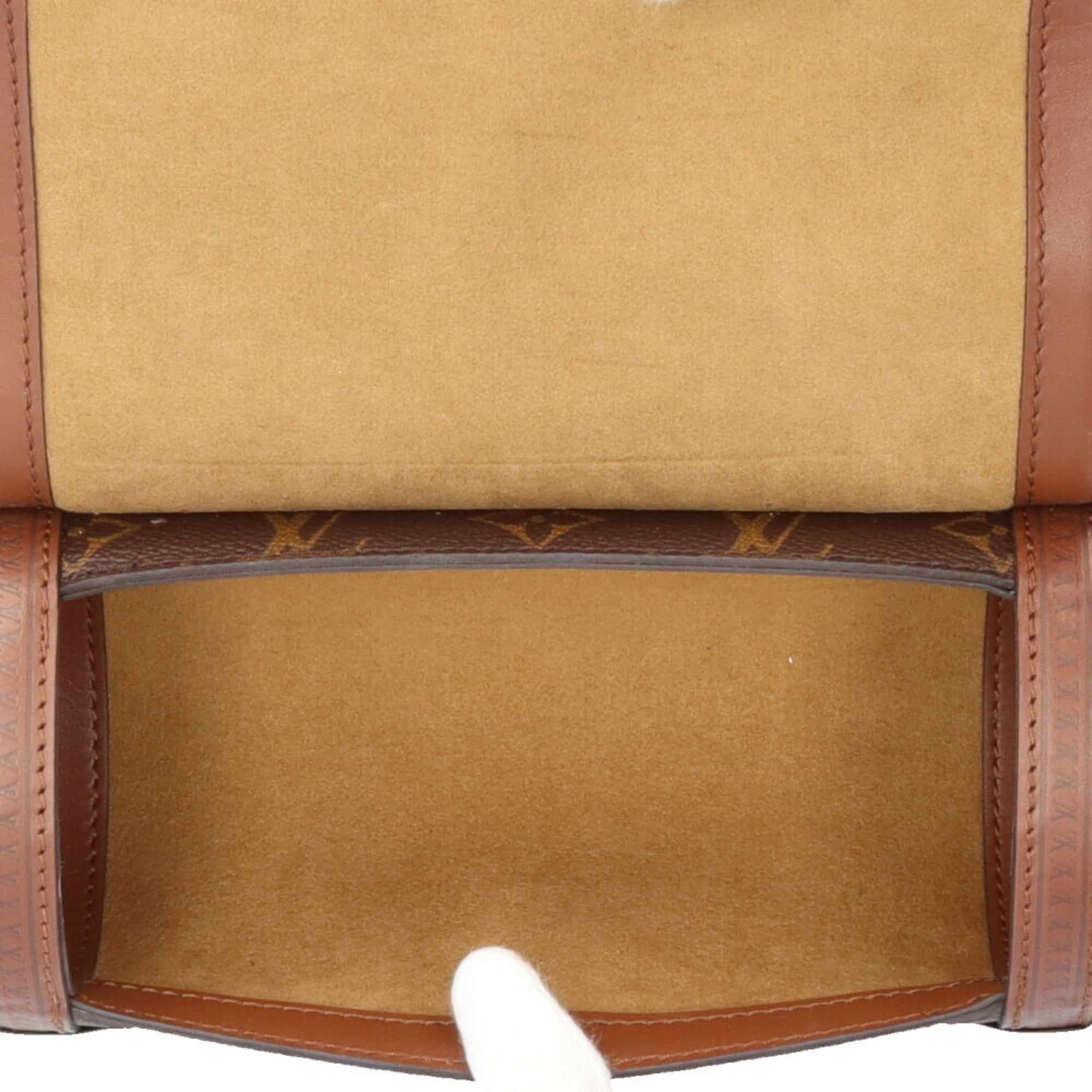 Louis Vuitton Brown Monogram Canvas Shoulder Bag (Pre-Owned)