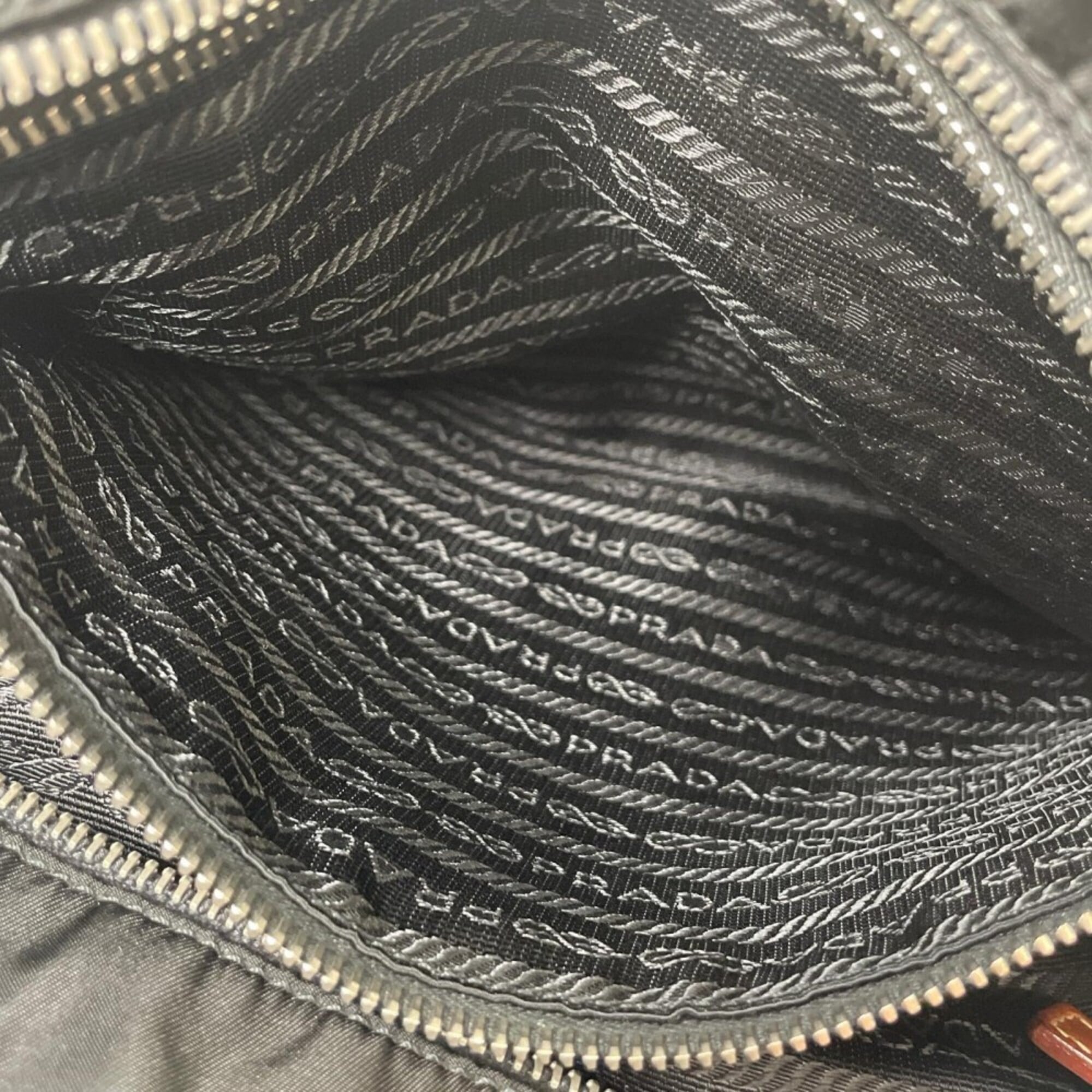 Prada Black Nylon Handbag (Pre-Owned)