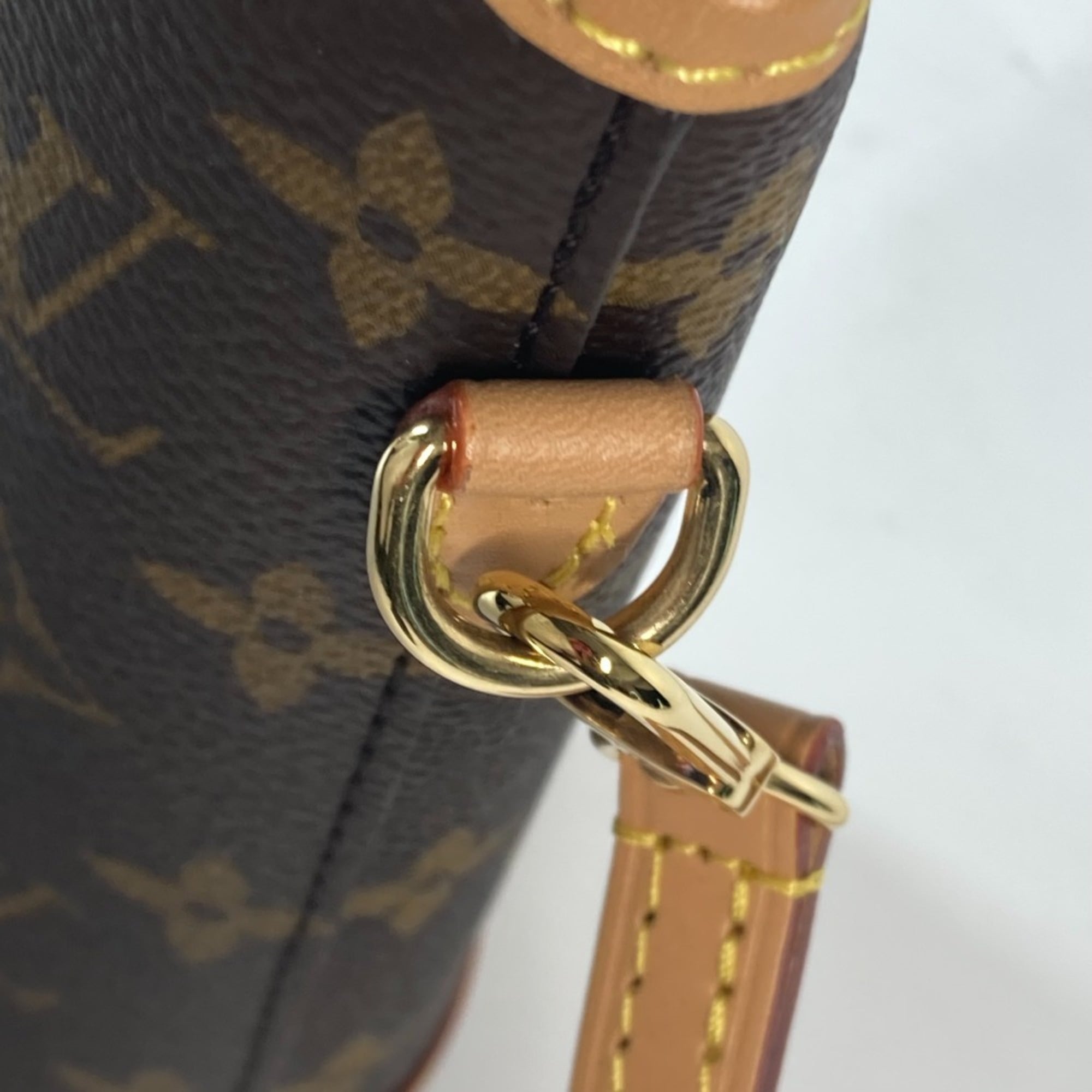 Louis Vuitton Brown Monogram Pochette Shoulder Bag (Pre-Owned)