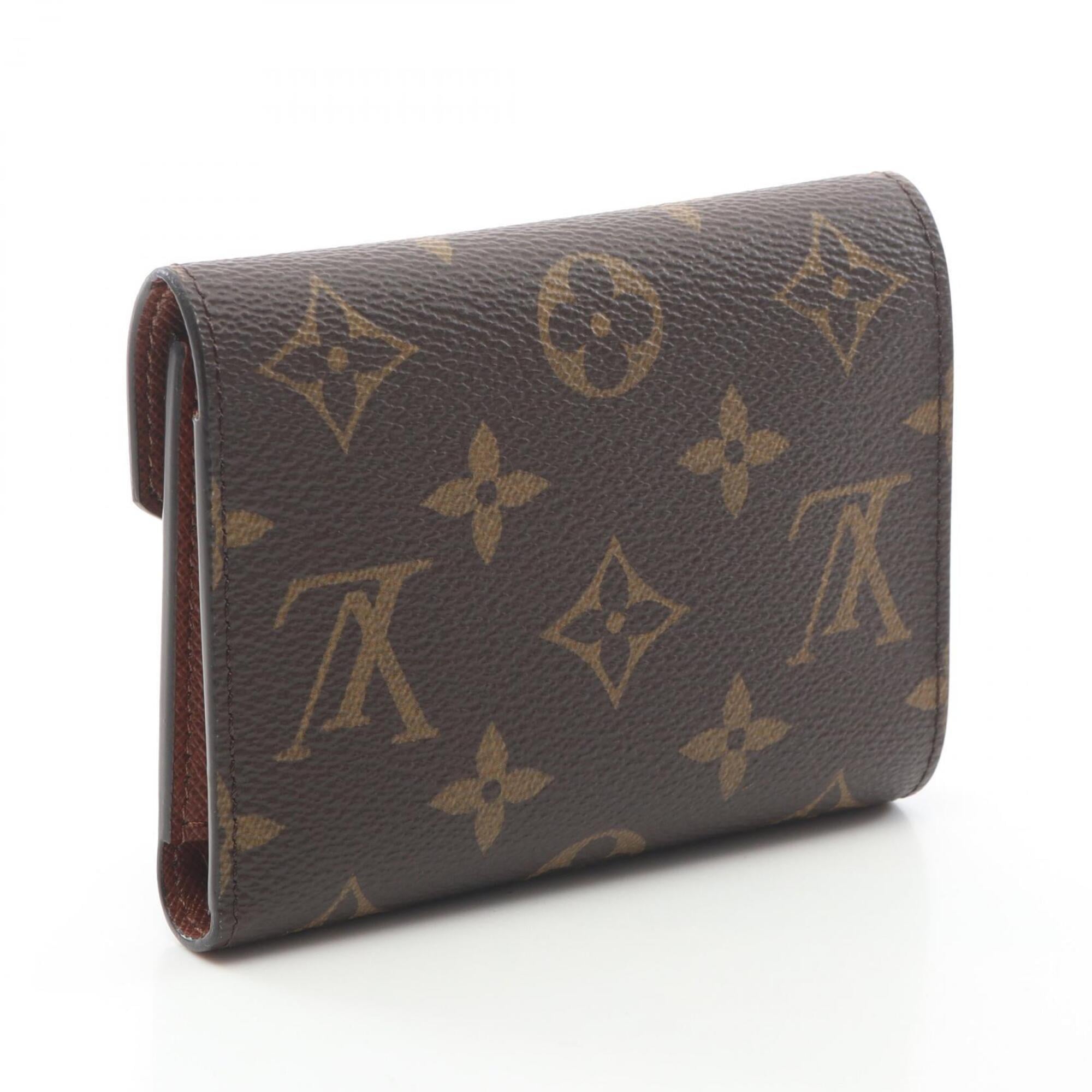 Louis Vuitton Brown Pvc Wallet (Tri-Fold) (Pre-Owned)