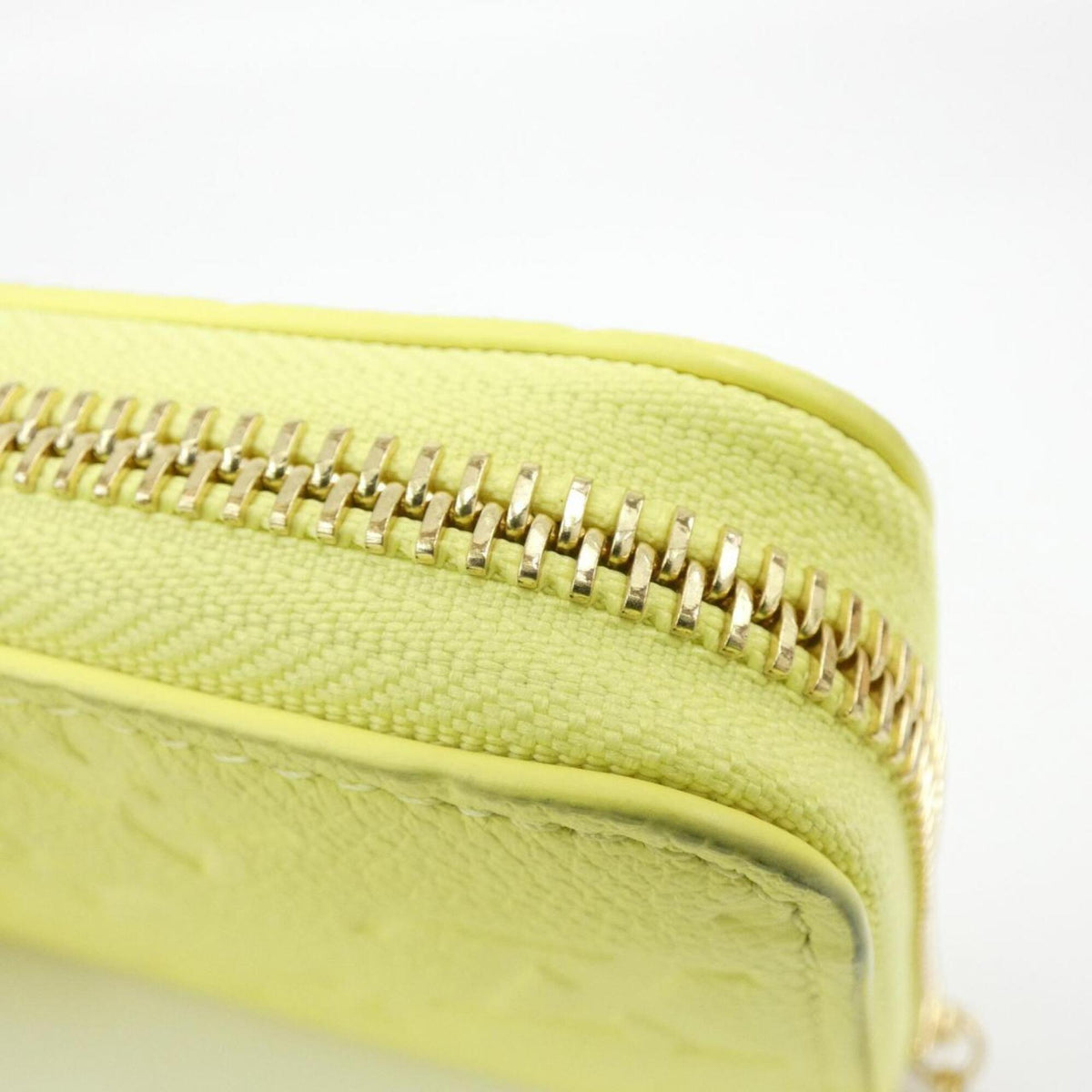 Louis Vuitton Yellow Leather Long Wallet (Bi-Fold) (Pre-Owned)