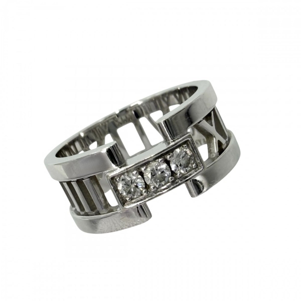 Tiffany White Gold (18K) Band Ring (Pre-Owned)