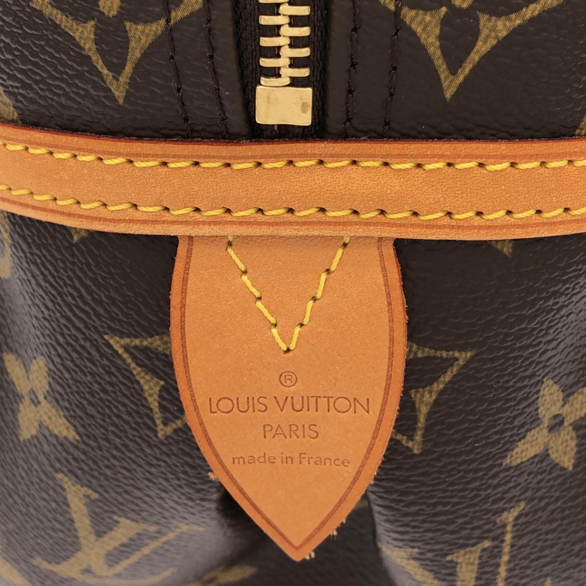 Louis Vuitton Monogram Marron Coated Canvas Shoulder Bag (Pre-Owned)