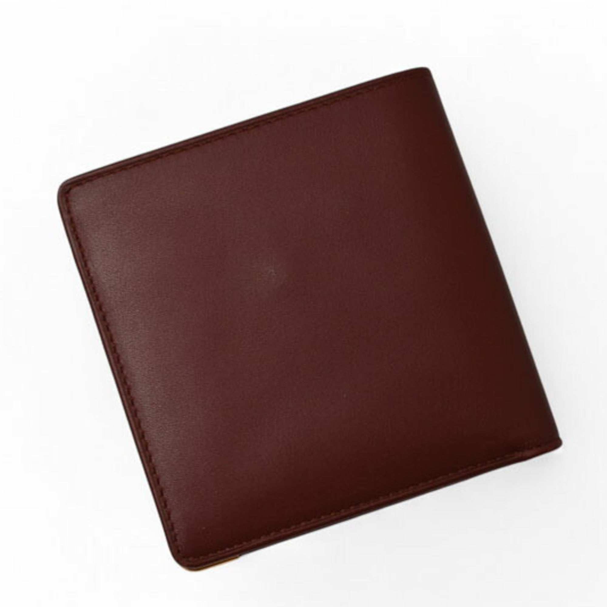 Cartier Bordeaux Leather Wallet (Bi-Fold) (Pre-Owned)