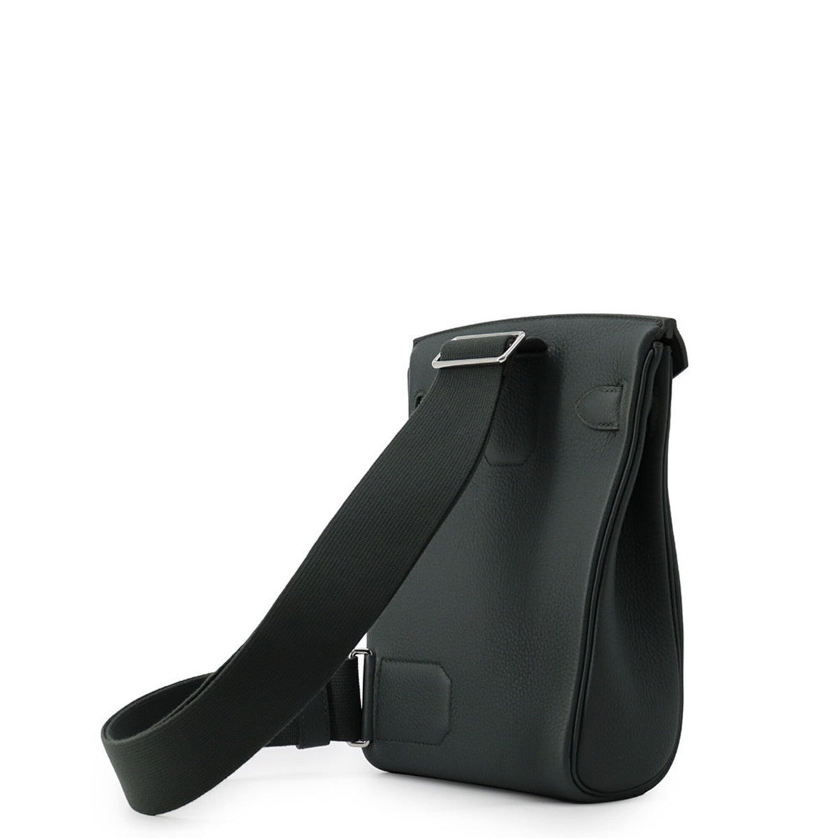 Hermes Black Vert Togo Leather Handbag Sling Bag (Pre-Owned)