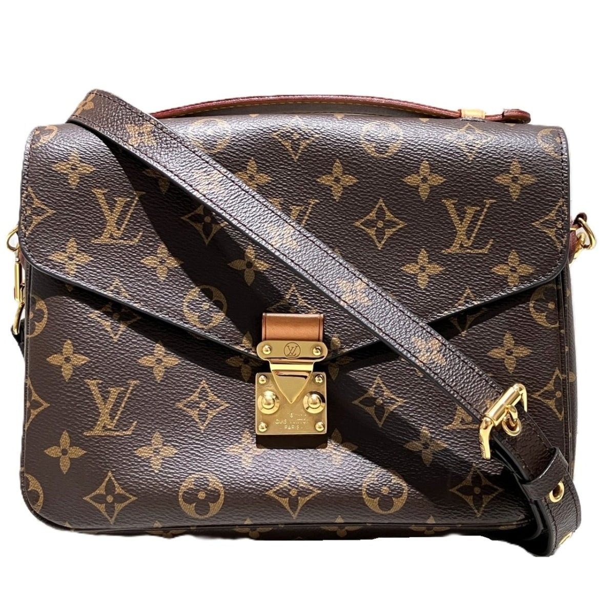 Louis Vuitton Monogram Brown Monogram Handbag Pochette (Pre-Owned)