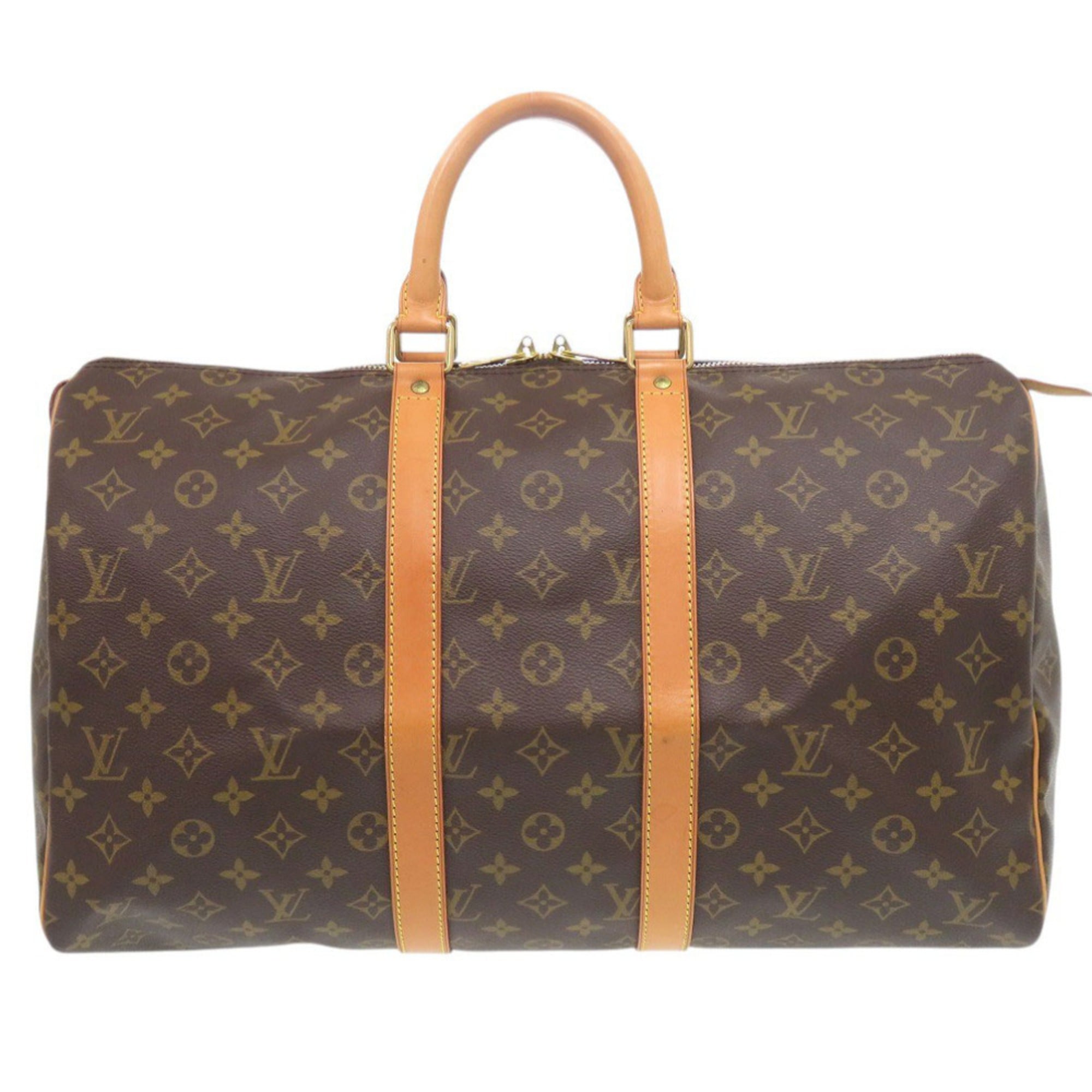Louis Vuitton Monogram Brown Monogram Canvas Boston Bag (Pre-Owned)