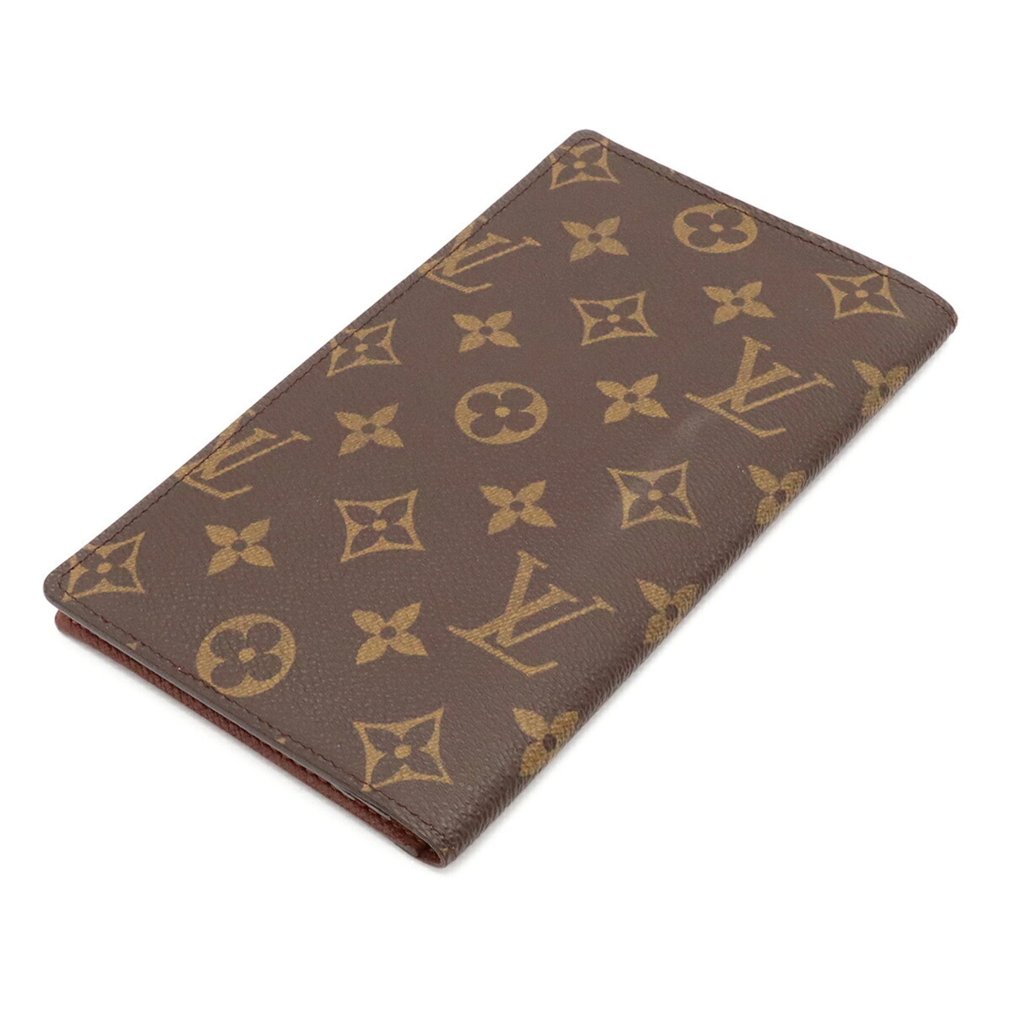 Louis Vuitton Brown Monogram Canvas Long Bill Wallet (Bi-Fold) (Pre-Owned)