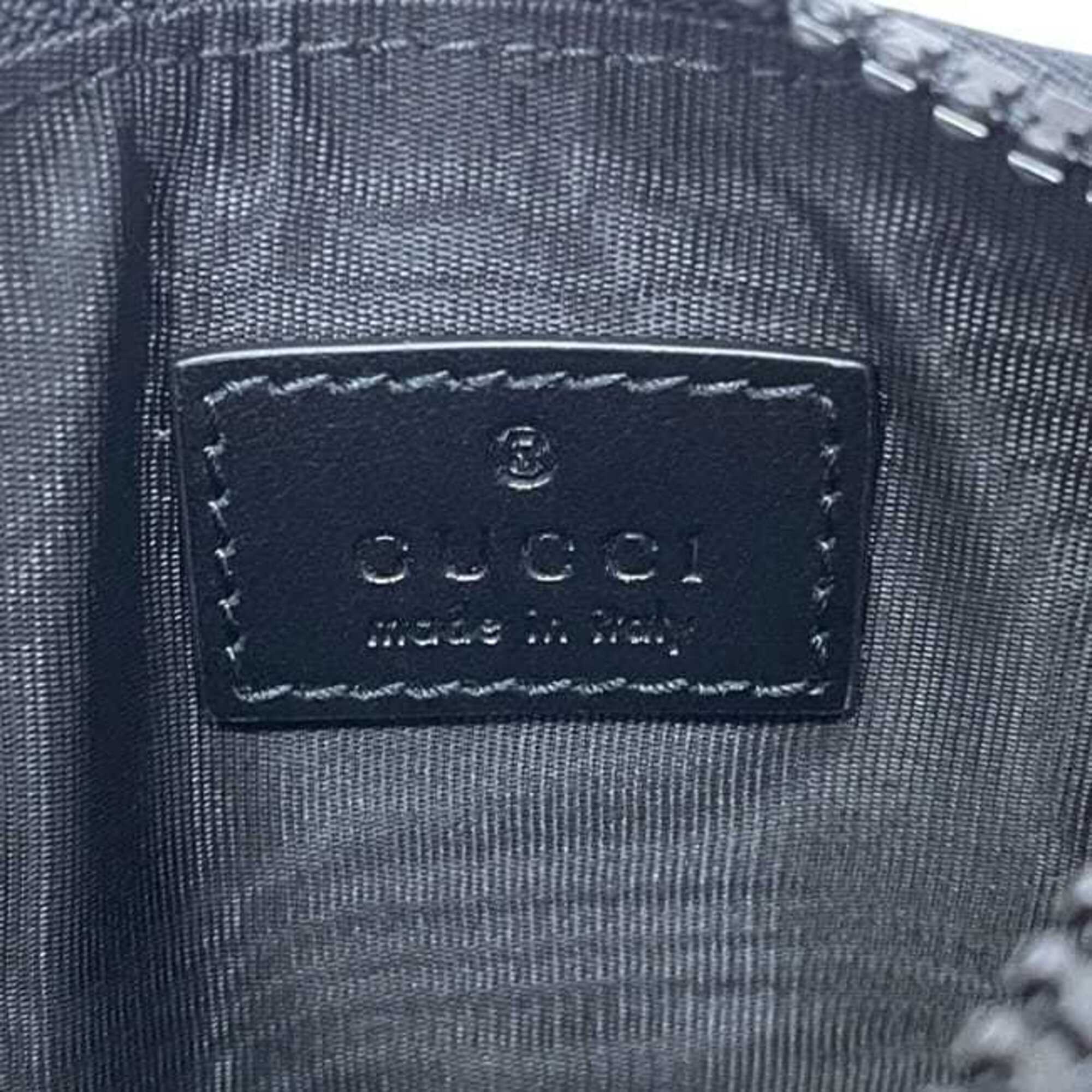Gucci Black Pvc Leather Coin Purse/Coin Case (Pre-Owned)