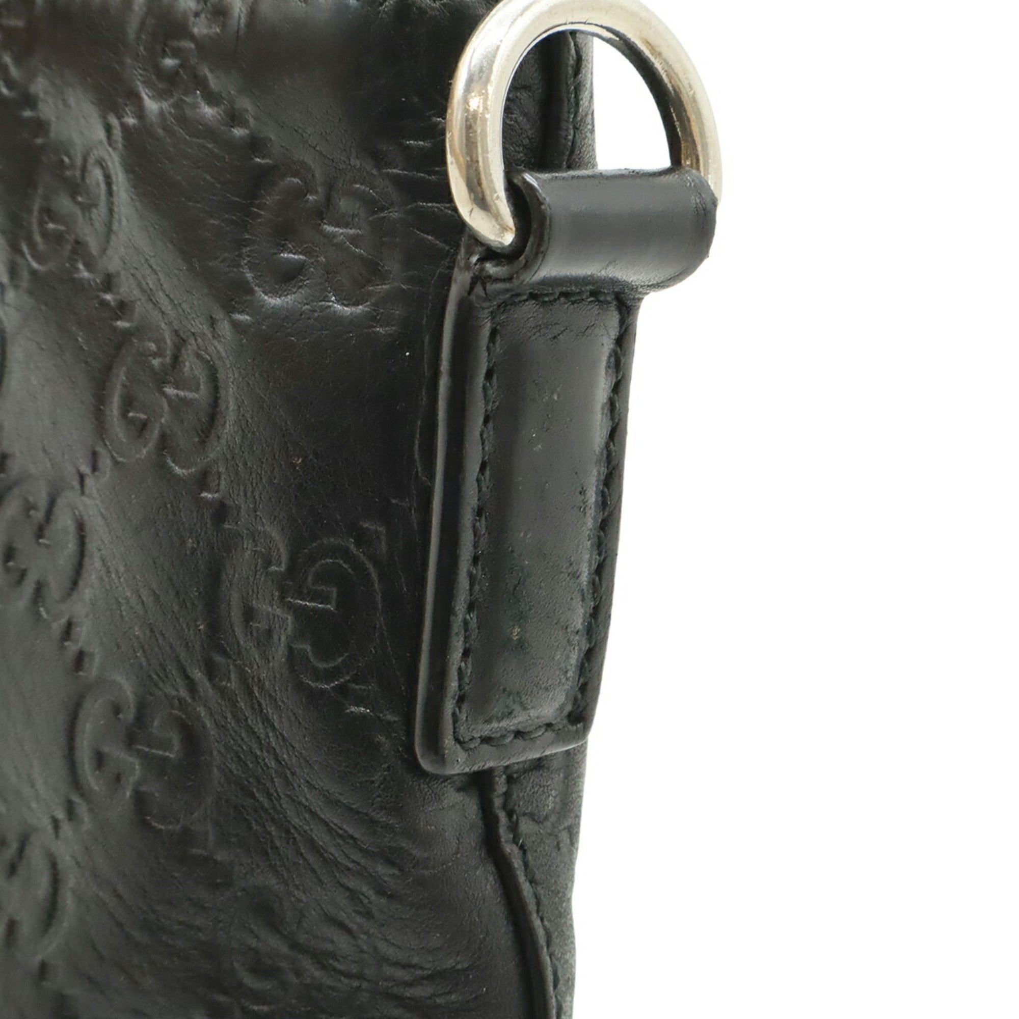 Gucci Black Leather Clutch Bag (Pre-Owned)