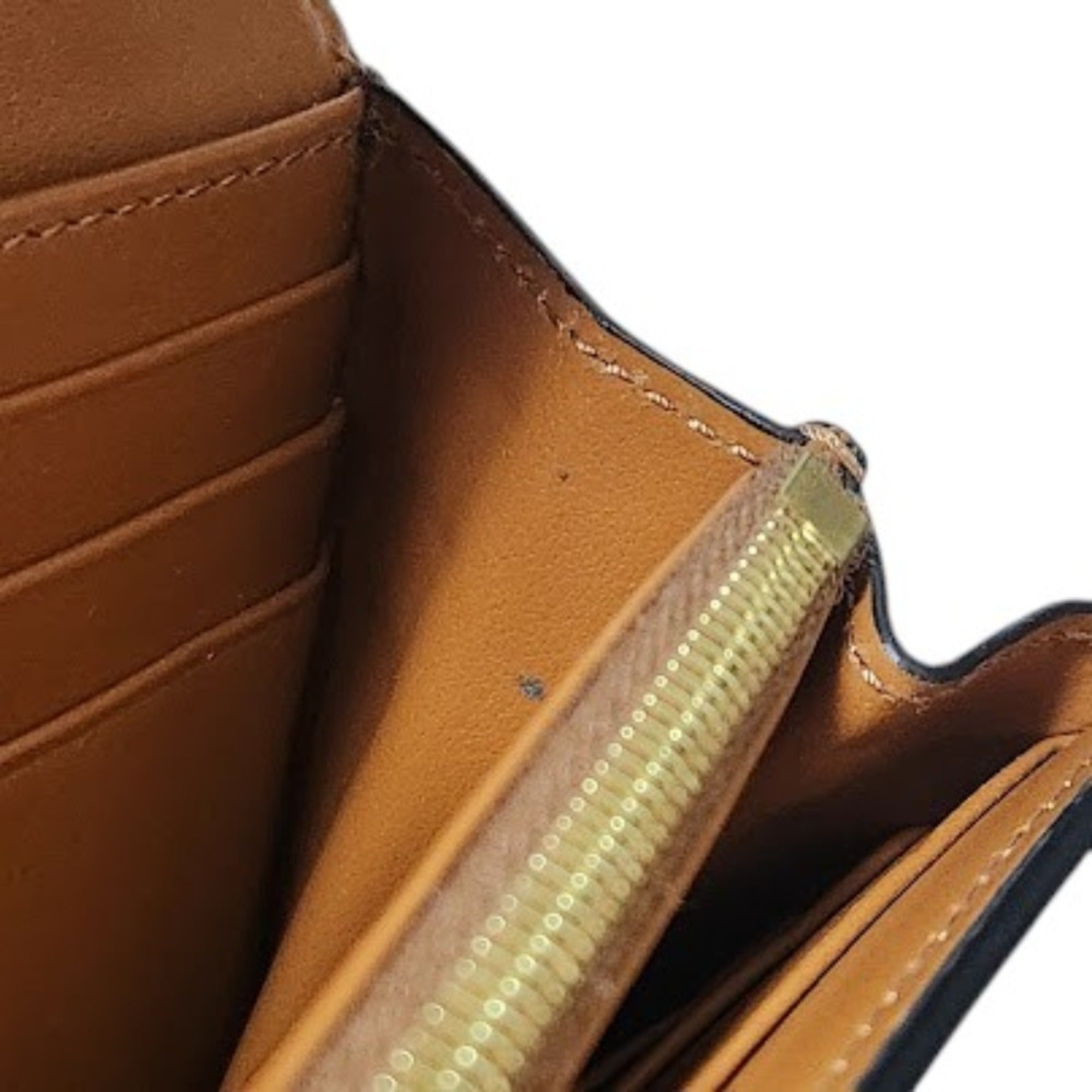 Celine Brown Pvc Long Wallet (Bi-Fold) (Pre-Owned)