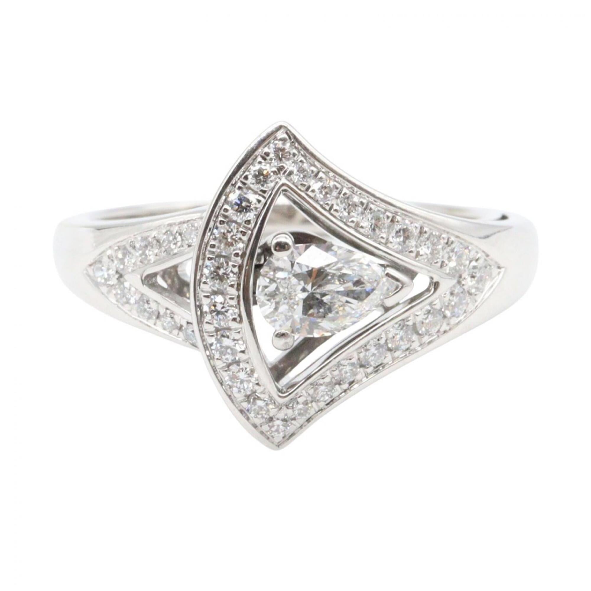 Bvlgari Clear White Gold White Gold (18K) Band Ring (Pre-Owned)