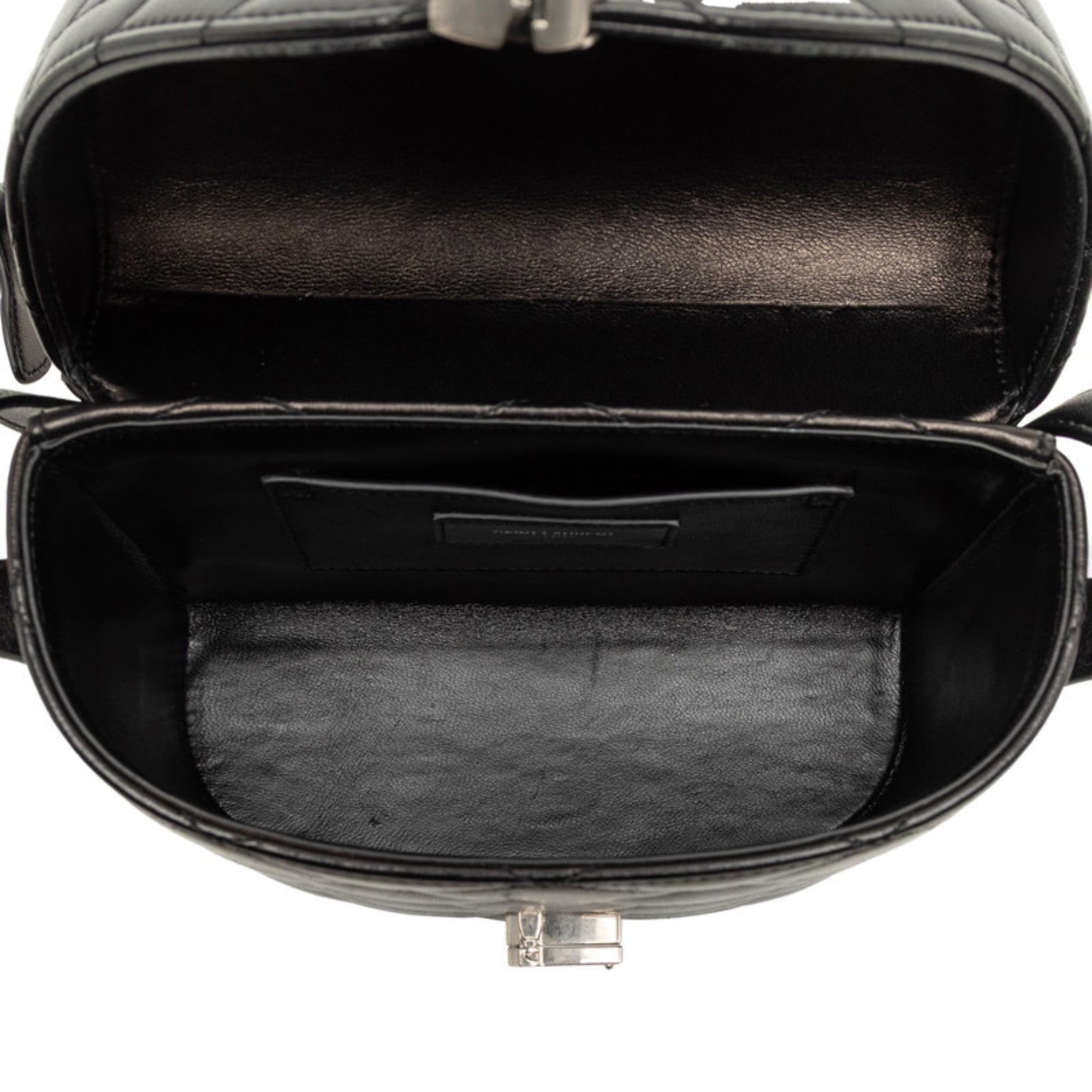 Saint Laurent Black Leather Shoulder Bag (Pre-Owned)